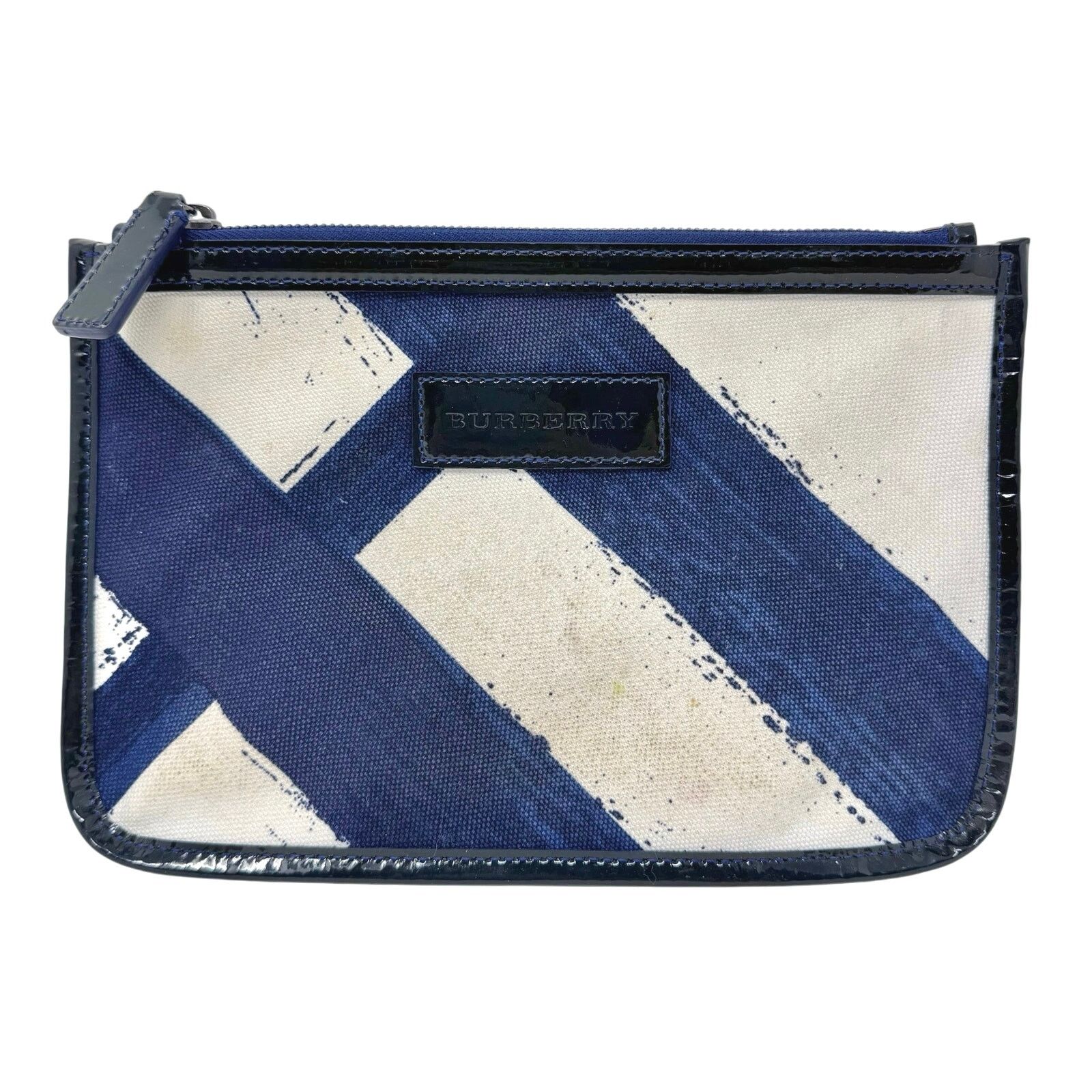 Burberry Burberry Striped Canvas Pouch Size ONE SIZE - 1 Thumbnail