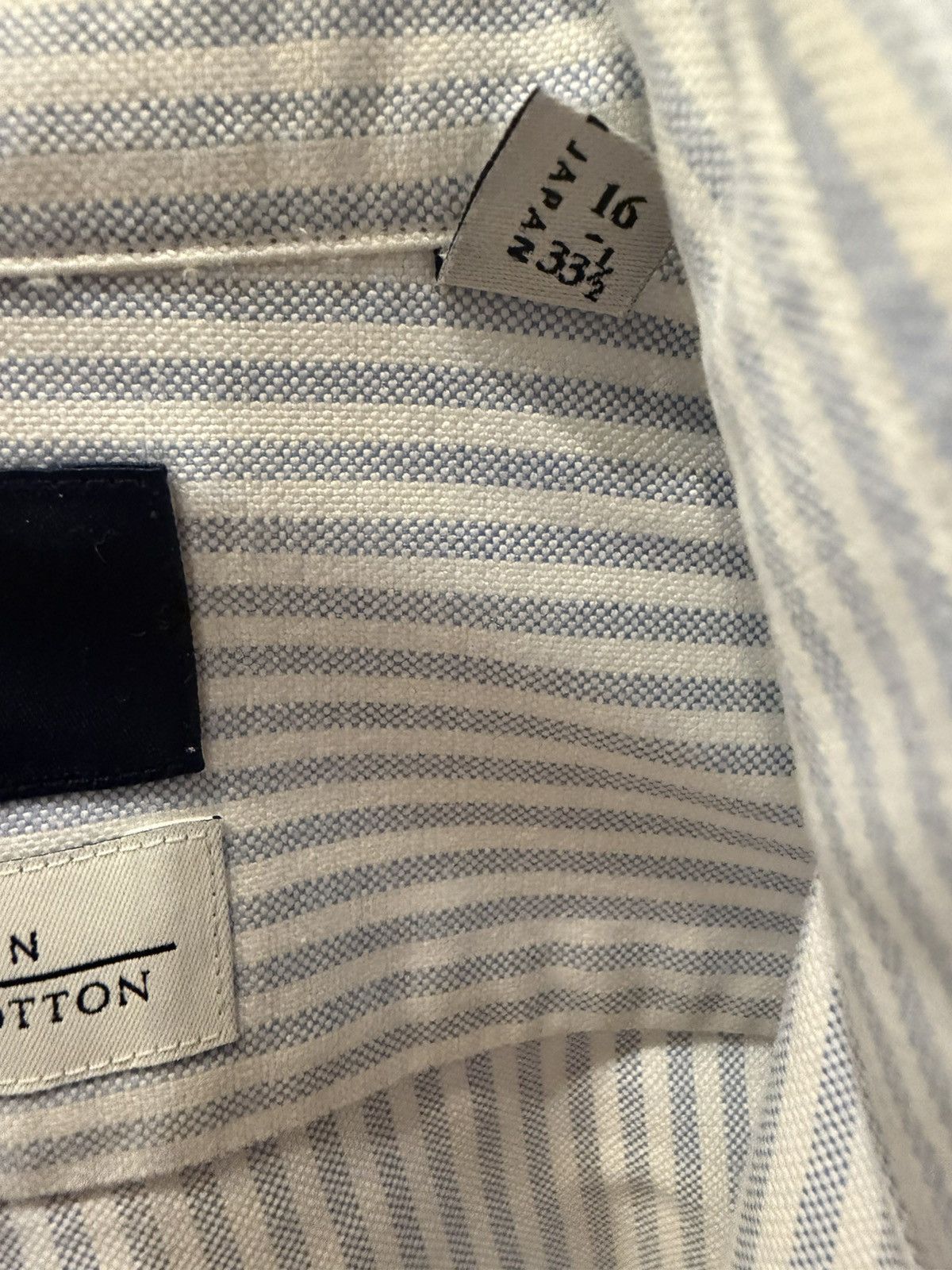 Kamakura Blue and White University Striped Oxford Button Down Size US M / EU 48-50 / 2 - 4 Thumbnail