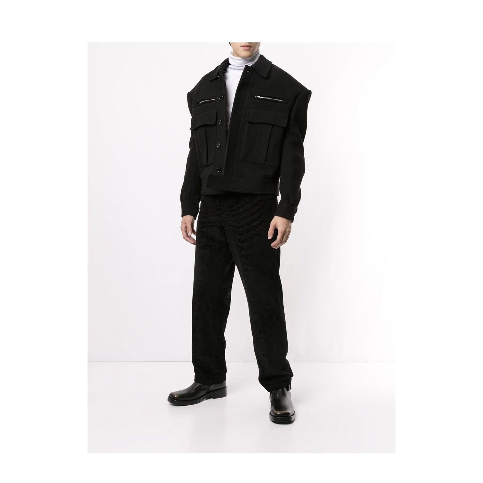 Raf Simons Raf Simons Lamb Fur Collar Jacket Size US M / EU 48-50 / 2 - 6 Thumbnail