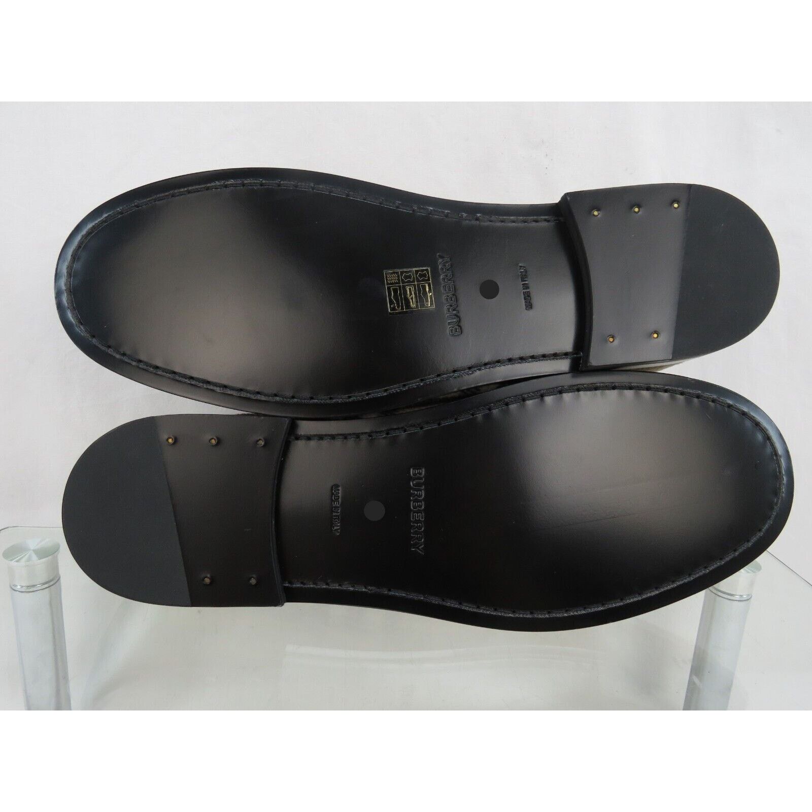Burberry BURBERRY HACKNEY BEIGE CHECK WOOL PENNY LOAFERS 9 US 42 IT Size US 9 / EU 42 - 12 Thumbnail