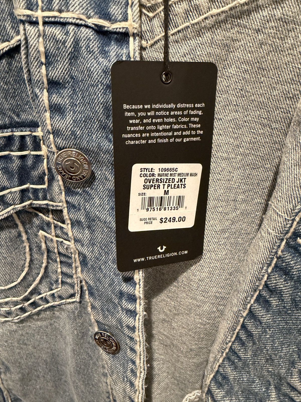 True Religion True Religion x YG Blue Denim Jacket Size US M / EU 48-50 / 2 - 3 Thumbnail