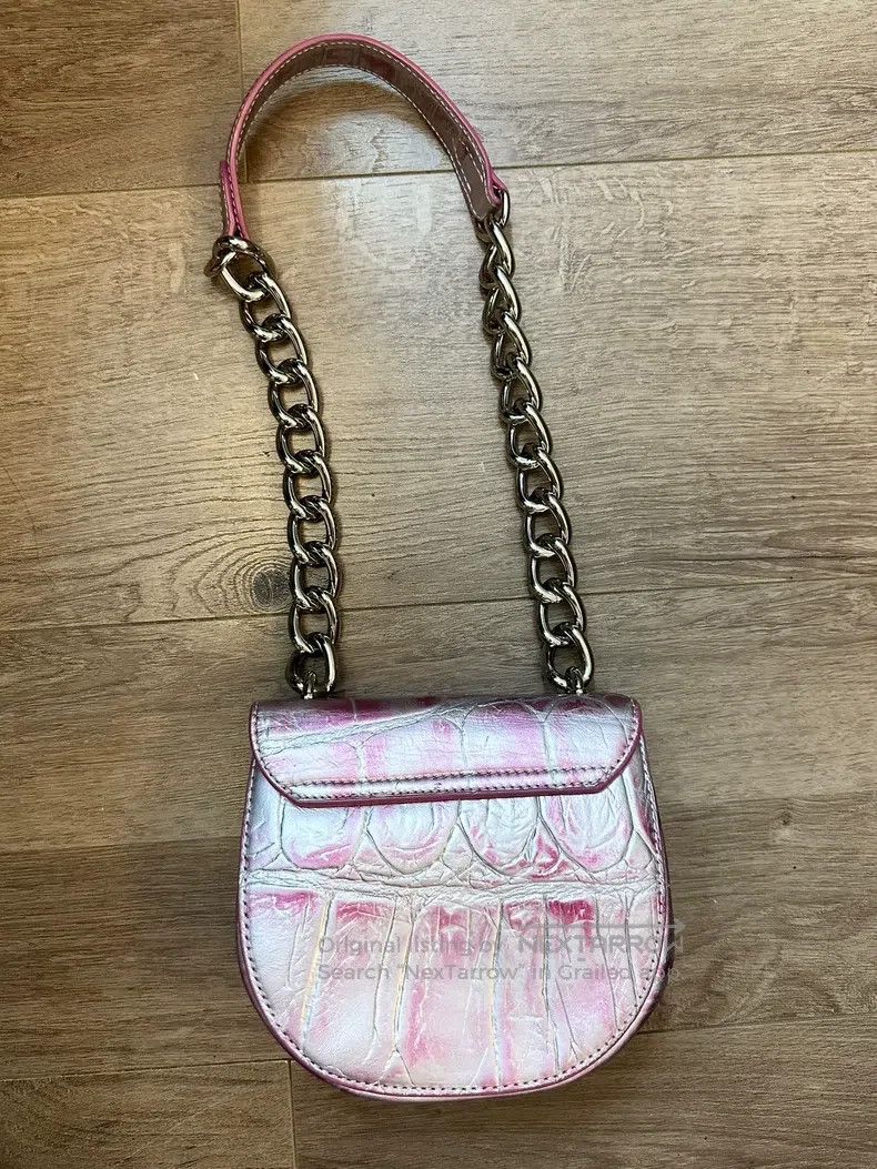 Vivienne Westwood Vivienne Westwood size os Cracked Pink Saddle Bag Size ONE SIZE - 6 Thumbnail