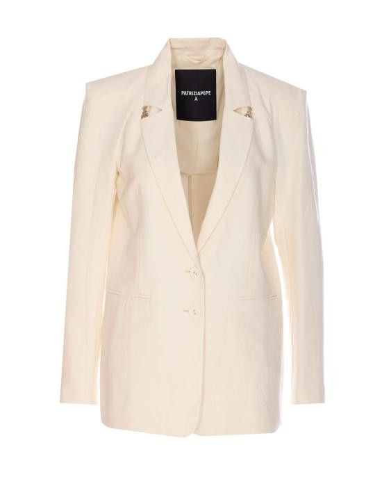 Patrizia Pepe PATRIZIA PEPE Women Jackets 2S1524 A052B823 White Size M / US 6-8 / IT 42-44 - 1 Thumbnail
