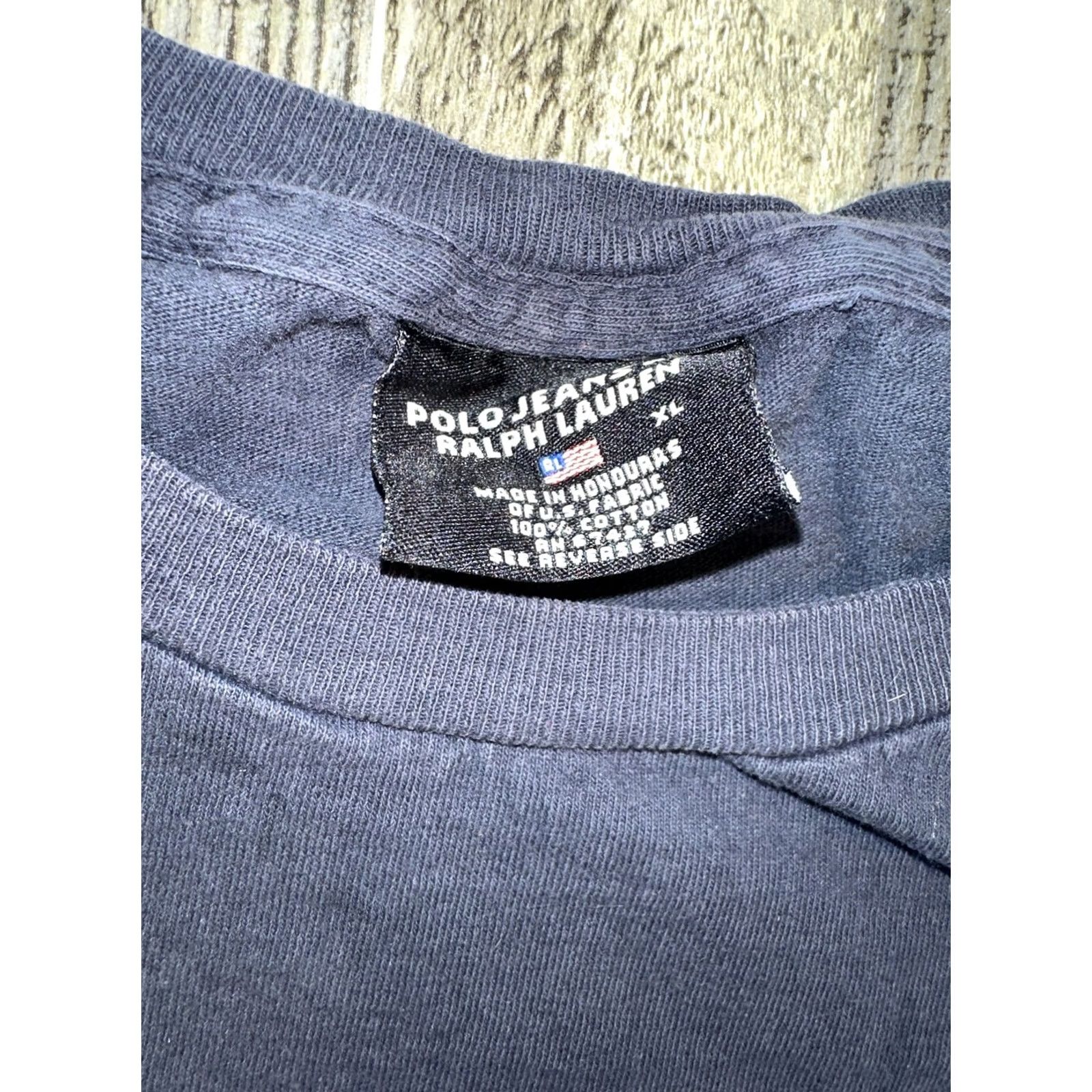 Chaps VINTAGE Ralph Lauren Polo Jeans T-Shirt Men XL Red 1990s 2000s Event Theme Mens Size US XL / EU 56 / 4 - 5 Thumbnail