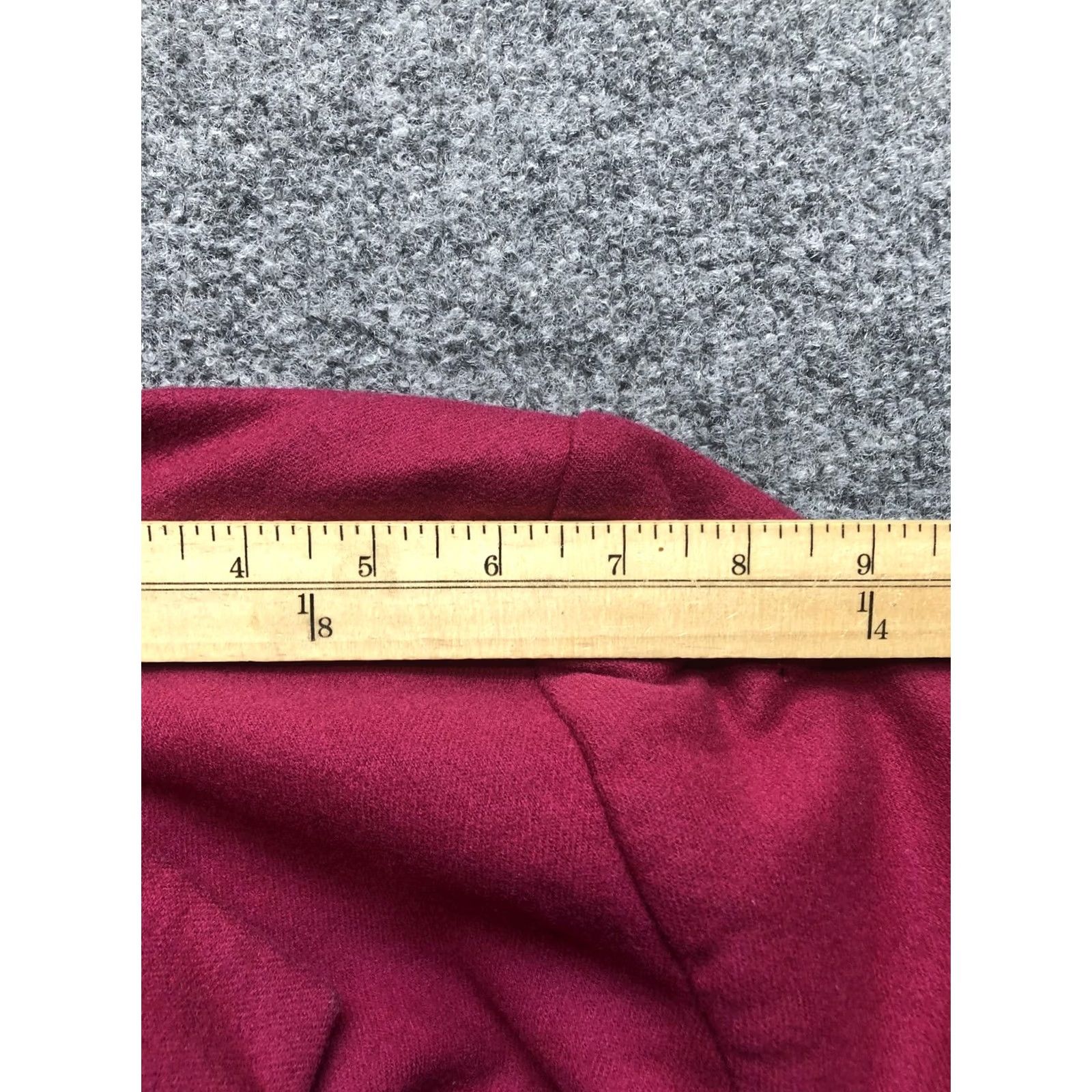 Pendleton VINTAGE Pendleton Blazer Womens Medium Burgundy Wool Two Button Made in USA 90s Size M / US 6-8 / IT 42-44 - 6 Thumbnail