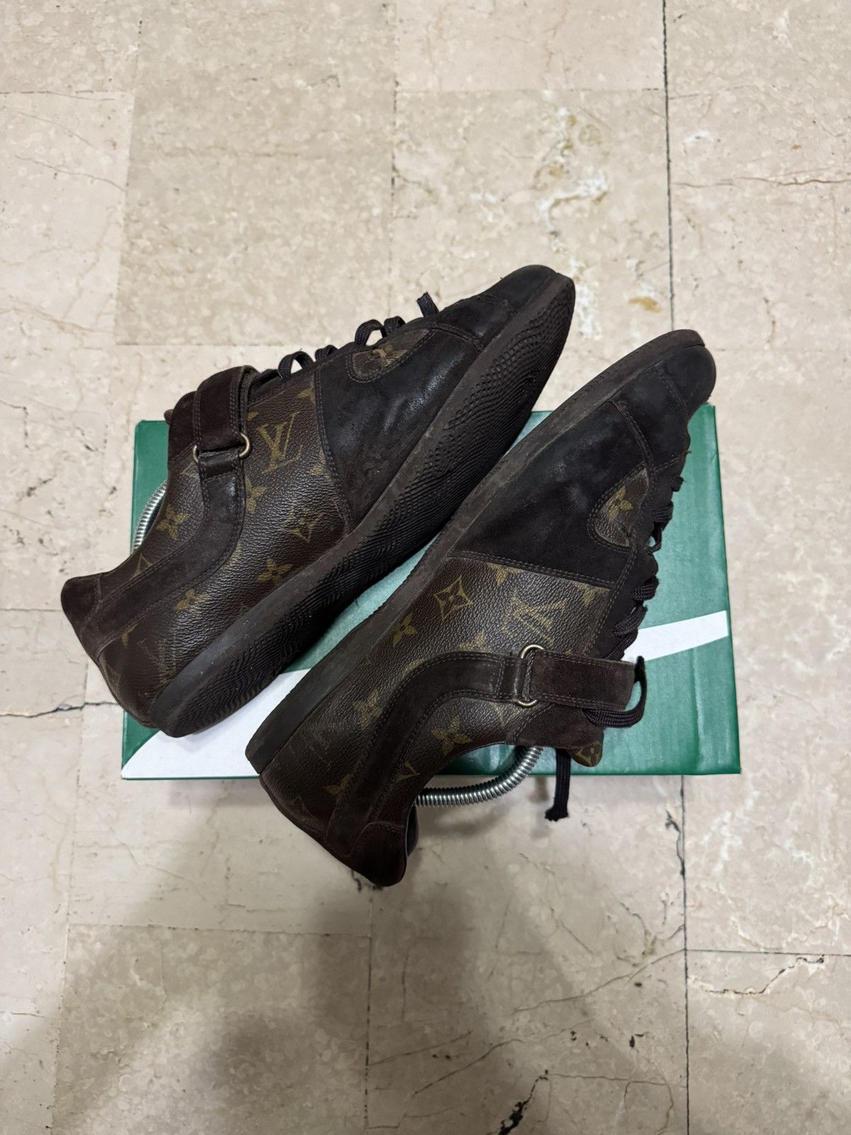 Louis Vuitton Louis Vuitton Sneakers Marrone Monogram Size US 9 / IT 39 - 7 Thumbnail