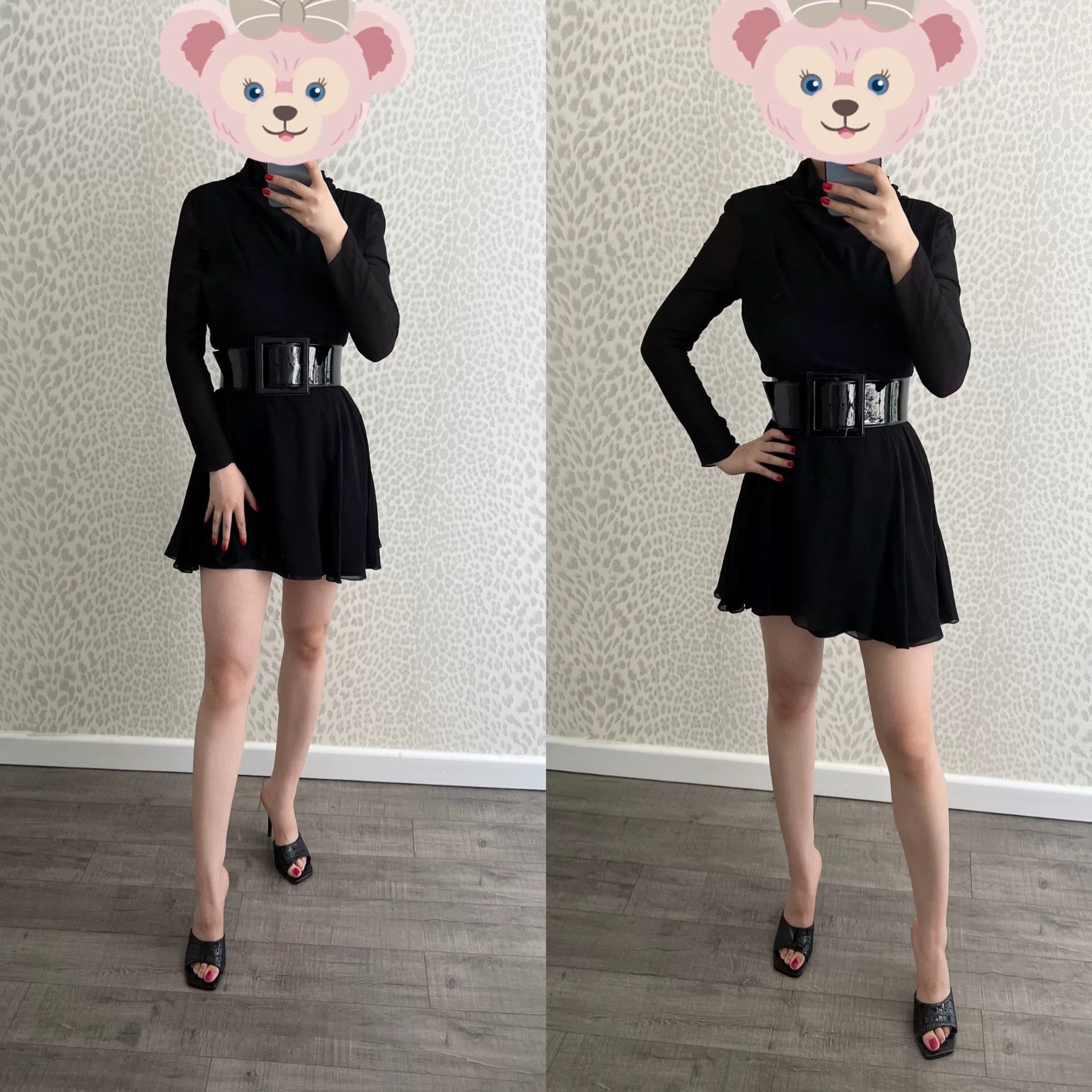 Saint Laurent Paris Saint Laurent Black High Neck Dress Size M / US 6-8 / IT 42-44 - 1 Thumbnail