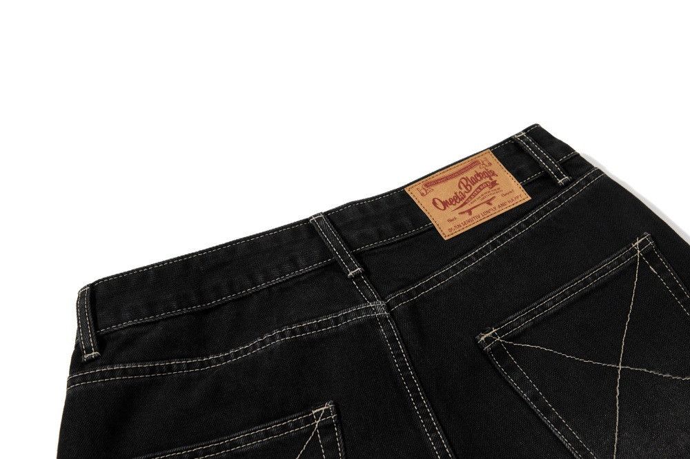 Vintage American loose casual washed flared jeans Size US 32 / EU 48 - 5 Thumbnail
