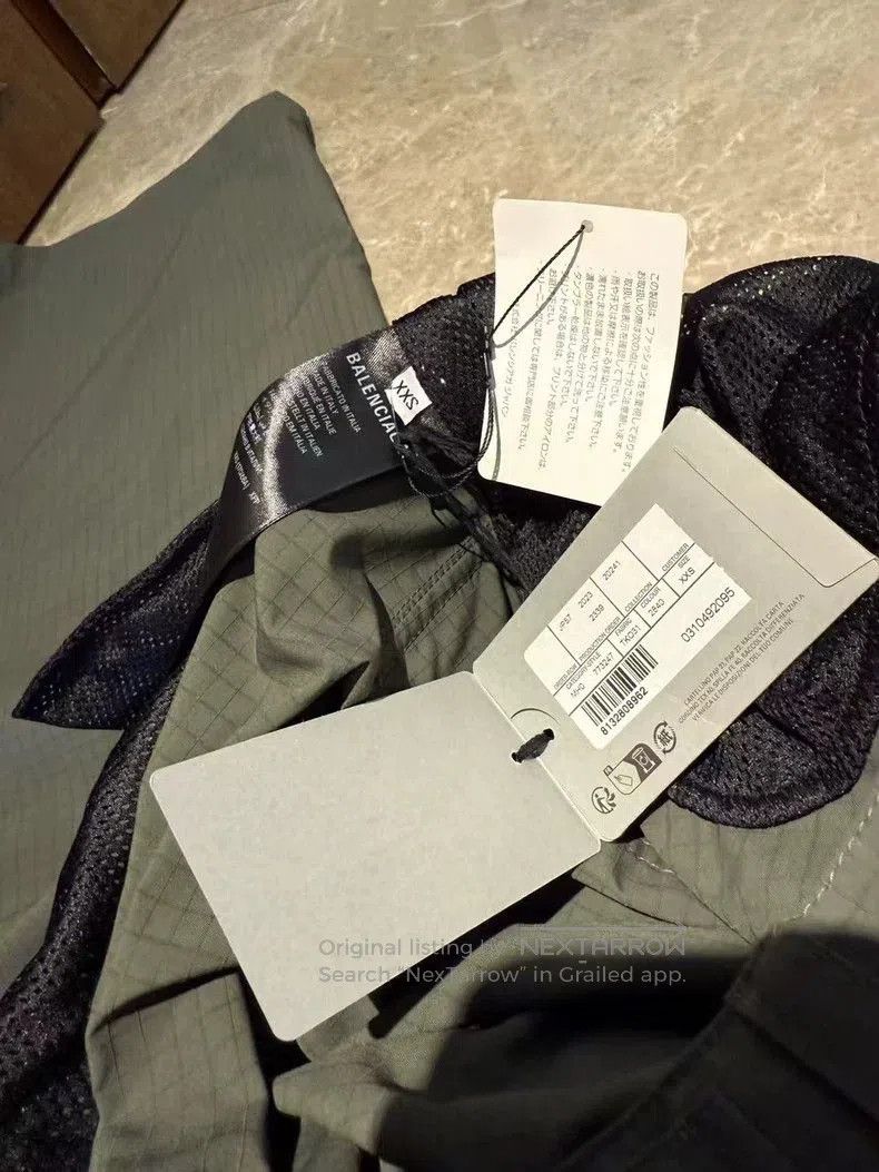 Balenciaga Balenciaga Cargo Work Pants XXS Green New. Size US 26 / EU 42 - 4 Thumbnail