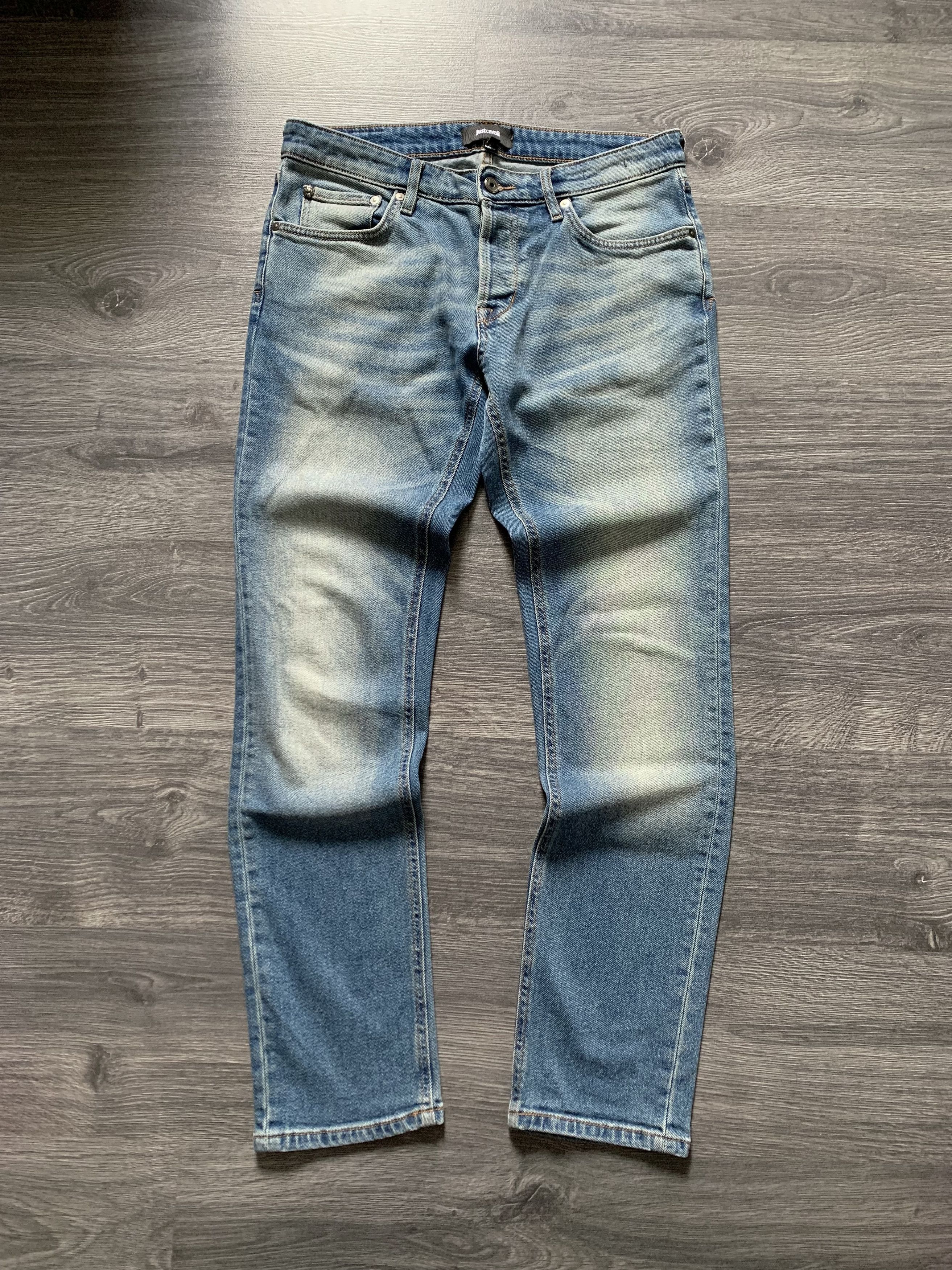 Just Cavalli Just Cavalli Washed Denim Pants Size US 31 - 1 Thumbnail