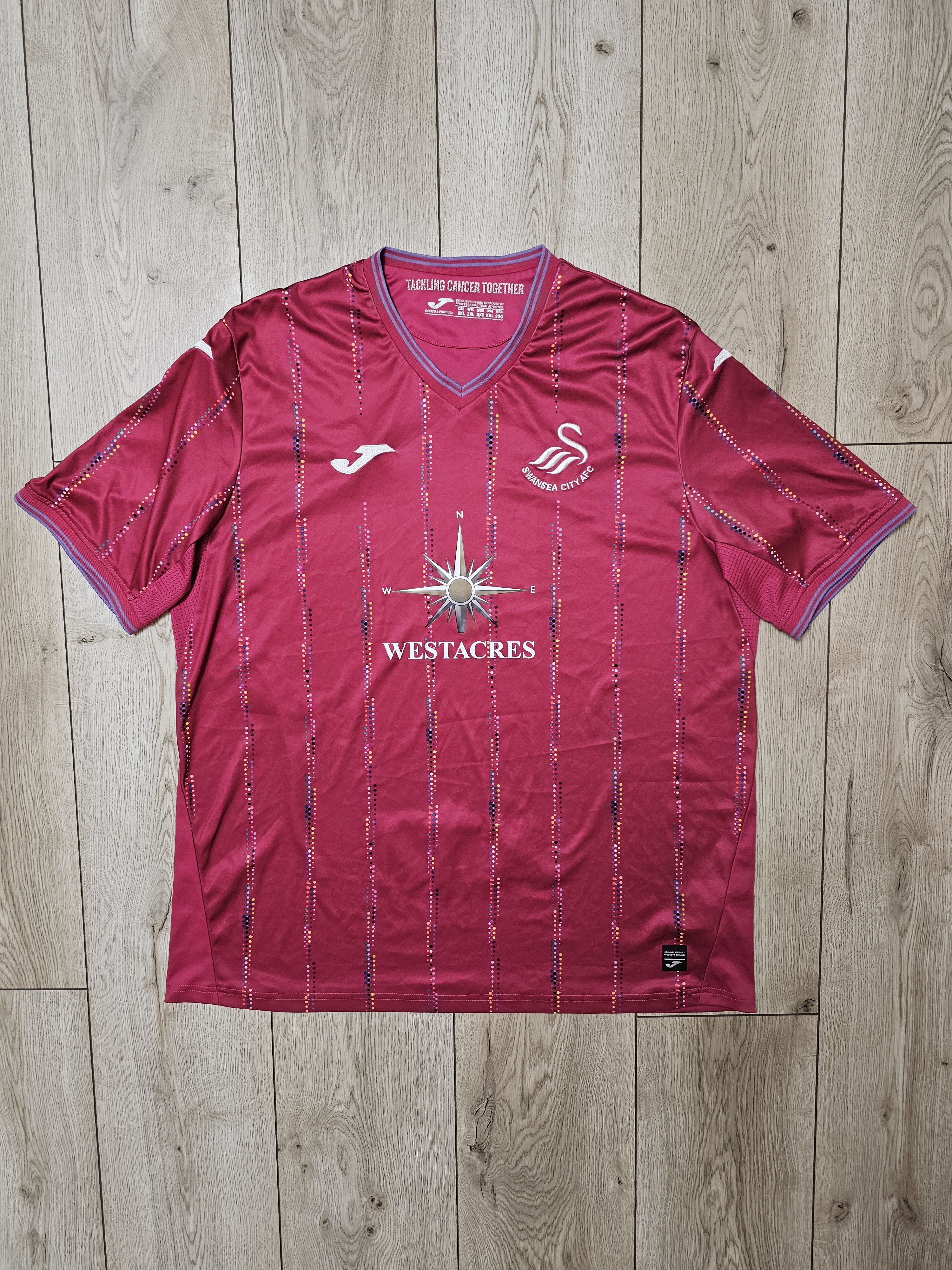 All Sport SWANSEA CITY 2023 2024 THIRD FOOTBALL SHIRT SOCCER JERSEY Size US XXL / EU 58 / 5 - 1 Thumbnail