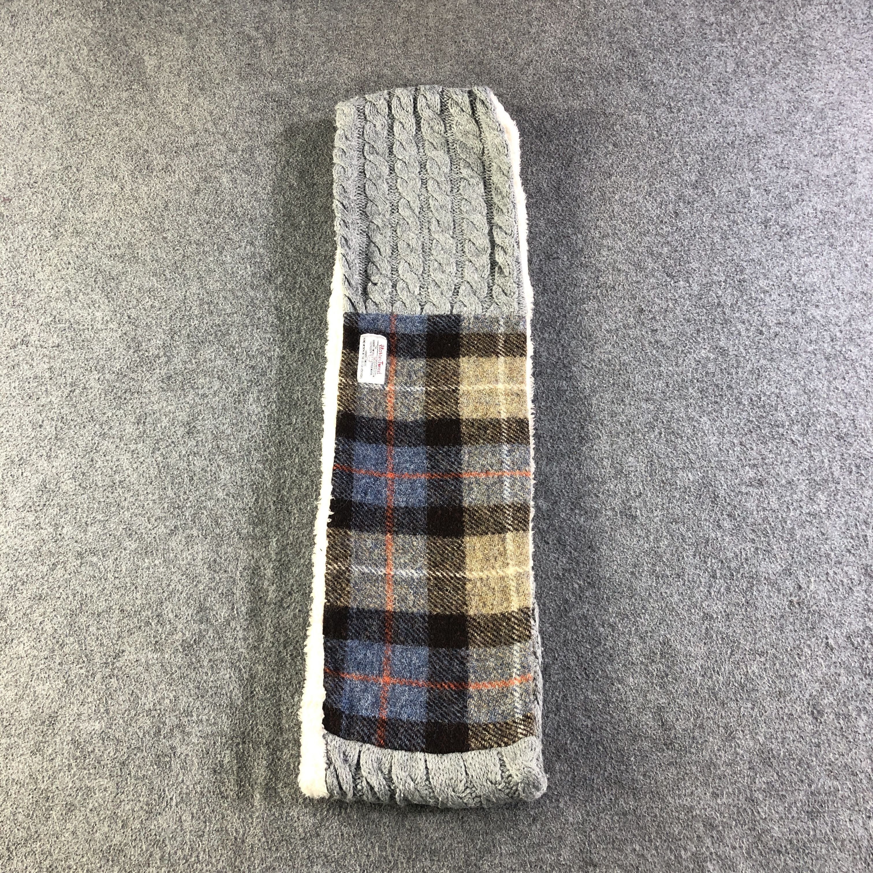 Harris Tweed Harris Tweed Wool Scarf Muffler Neckwear Snood V2779 Size ONE SIZE - 2 Thumbnail