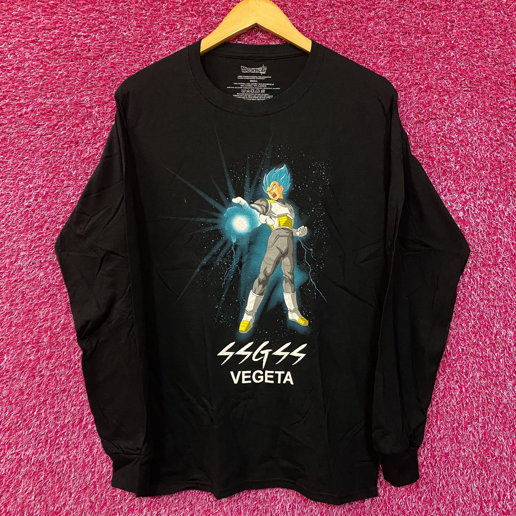 Anime Dragon Ball Super SSGSS Vegeta Long Sleeve T-Shirt Small Size US S / EU 44-46 / 1 - 1 Thumbnail
