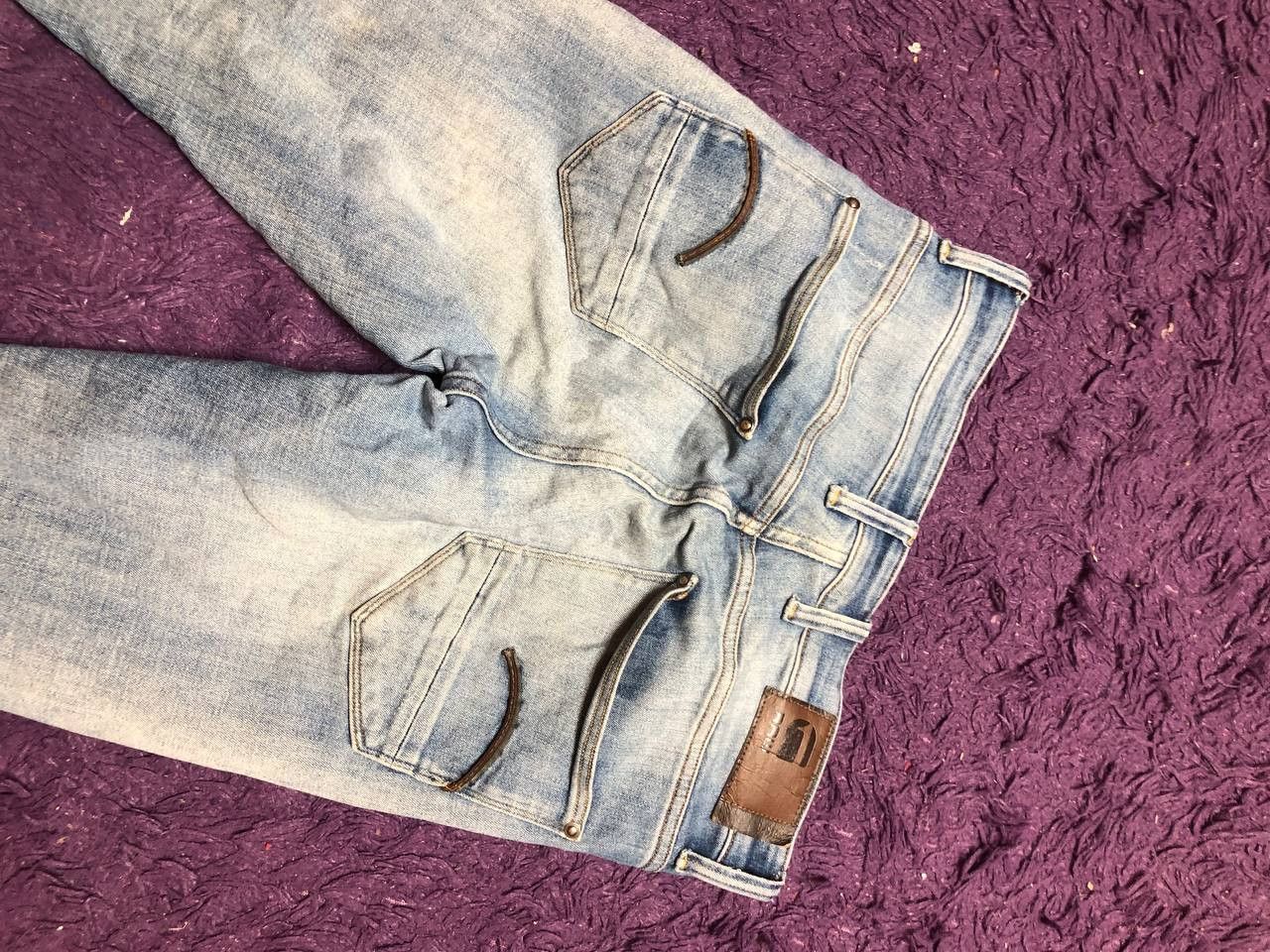 G-Star G STAR REVEND SKINNY Men’s Vintage Wash Jeans Regular Fit Size US 33 - 19 Thumbnail