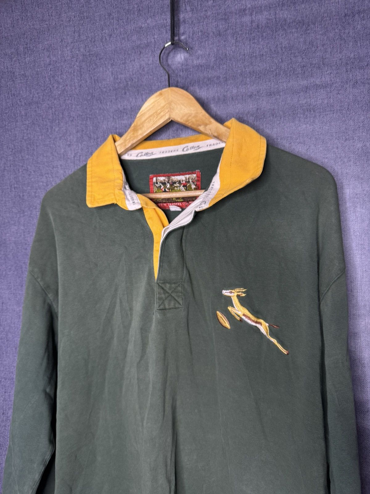 Cotton Traders Vintage South Africa Rugby Cotton Traders Jersey Springboks Size US XL / EU 56 / 4 - 3 Thumbnail