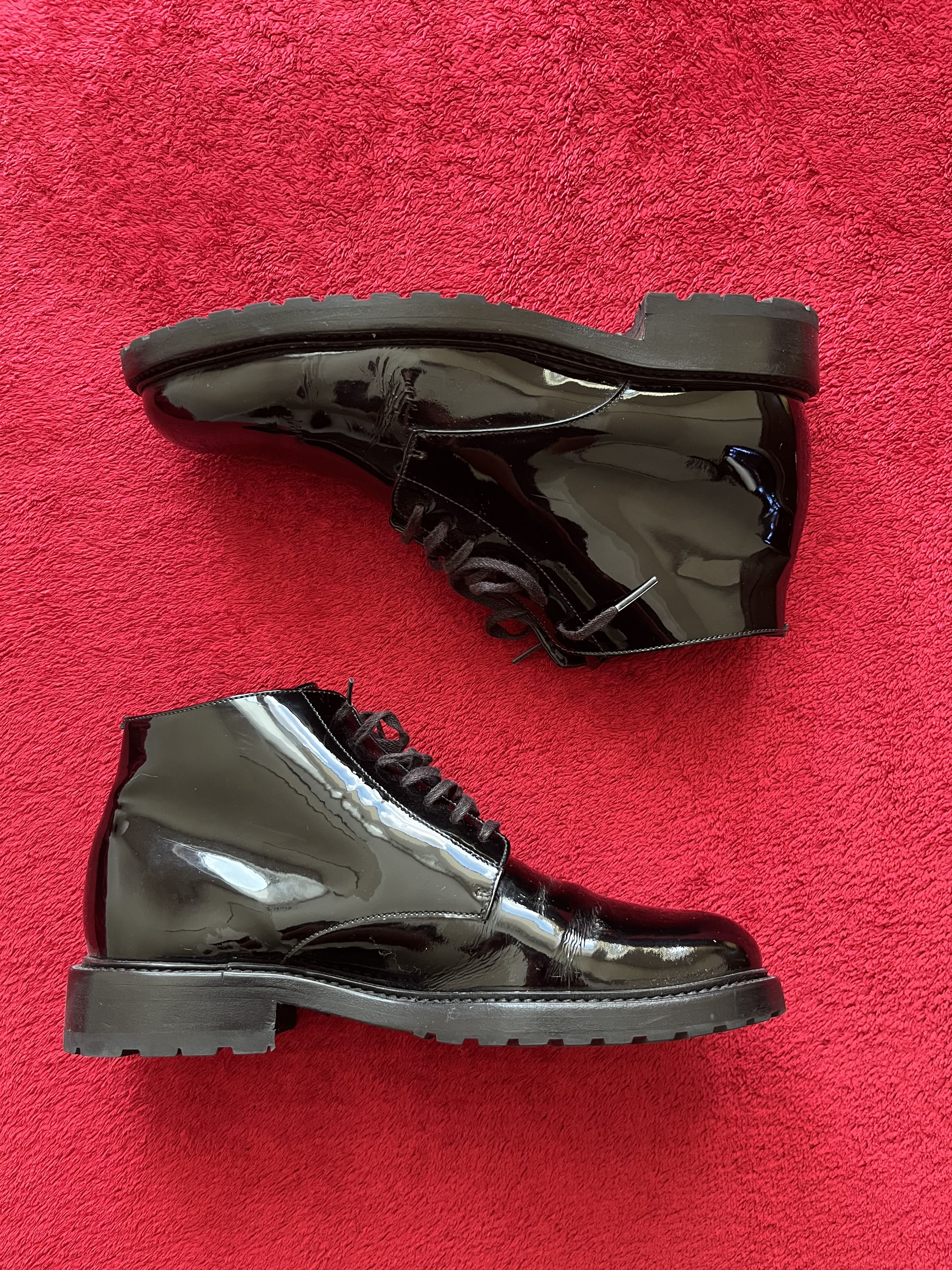 Saint Laurent Paris Saint Laurent Patent Leather Derby Boot Size US 7 / EU 40 - 3 Thumbnail