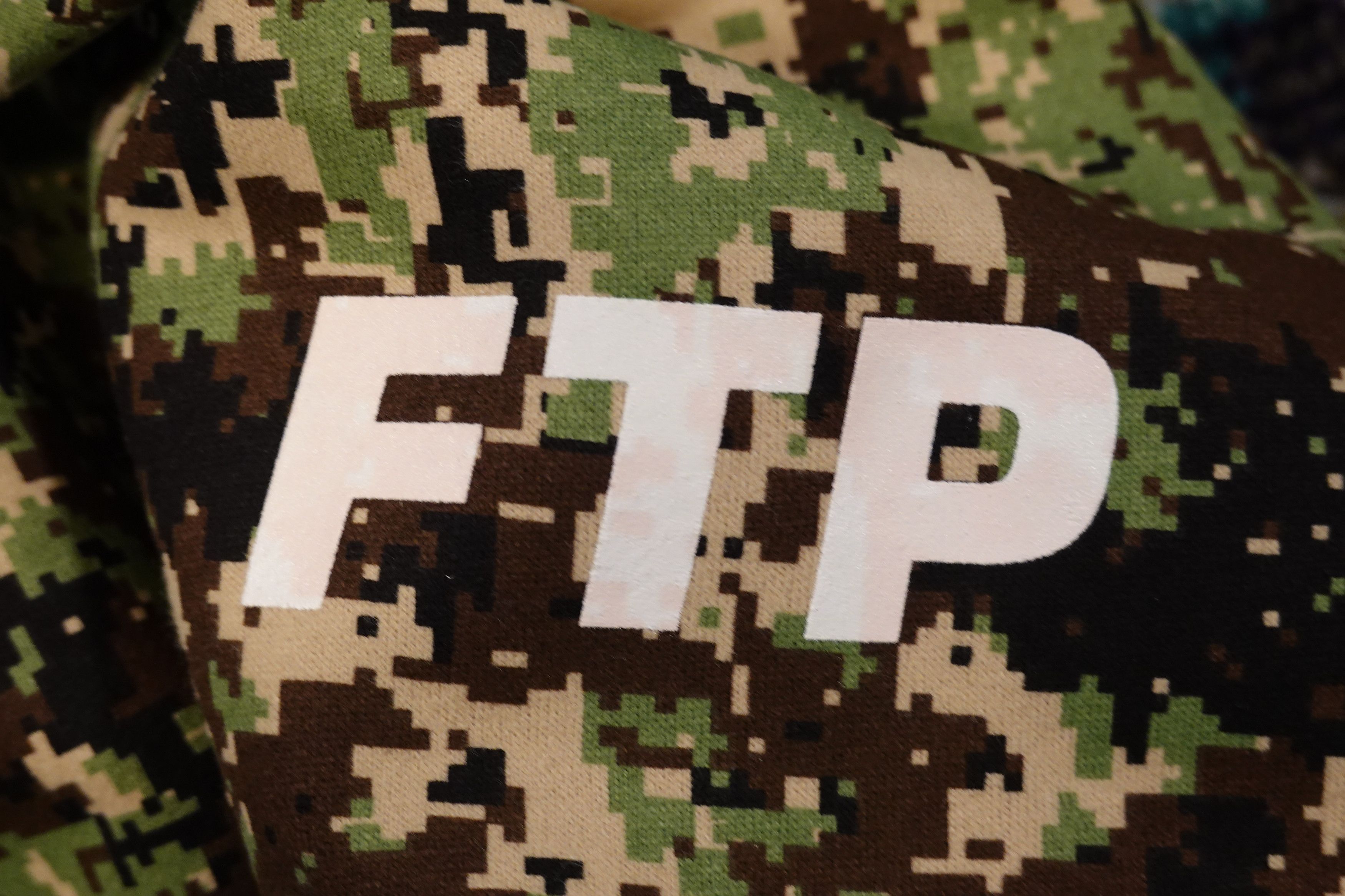 Fuck The Population Digital Camo Logo Pullover Size US M / EU 48-50 / 2 - 4 Thumbnail
