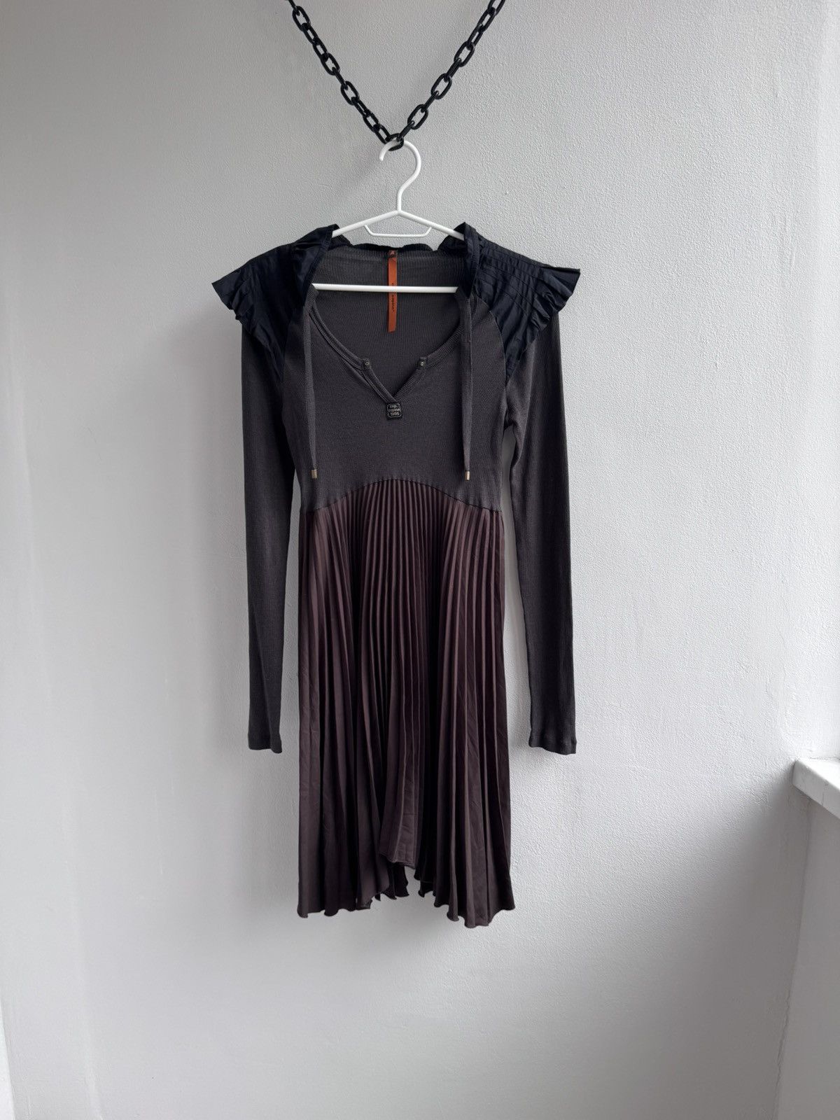 Cop Copine Vintage 00s Cop Copine Avant Garde Dress Y2K Size S RARE 90s Size S / US 4 / IT 40 - 1 Thumbnail