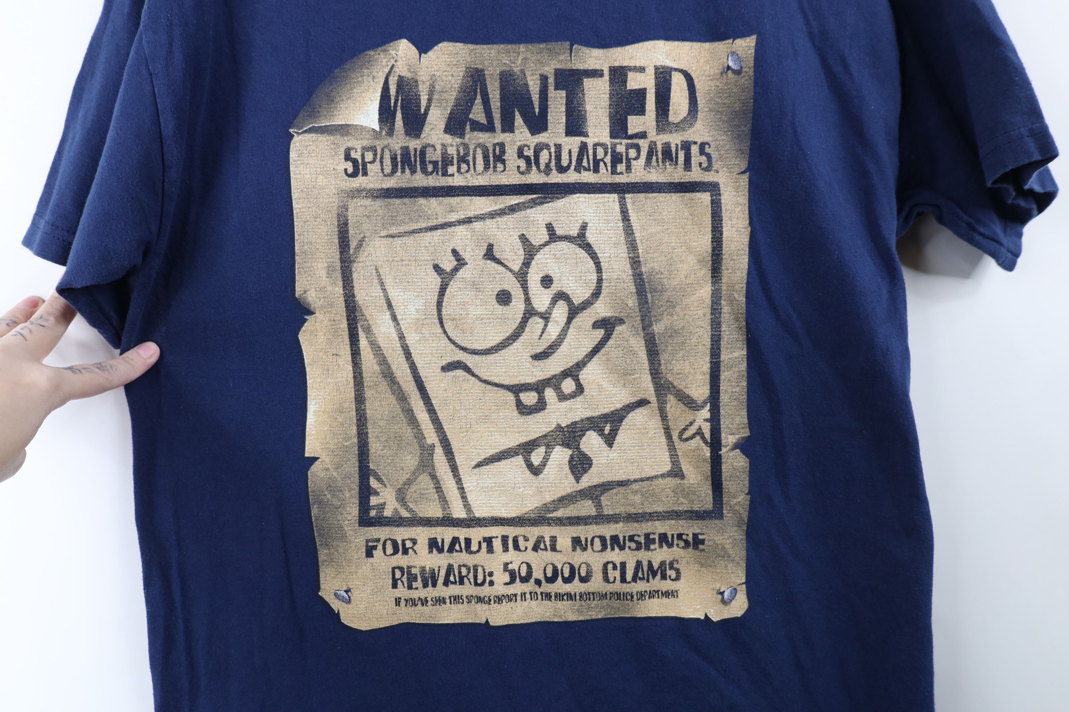 Vintage Vintage Y2K Spongebob Squarepants Short Sleeve T-Shirt Size US M / EU 48-50 / 2 - 4 Thumbnail