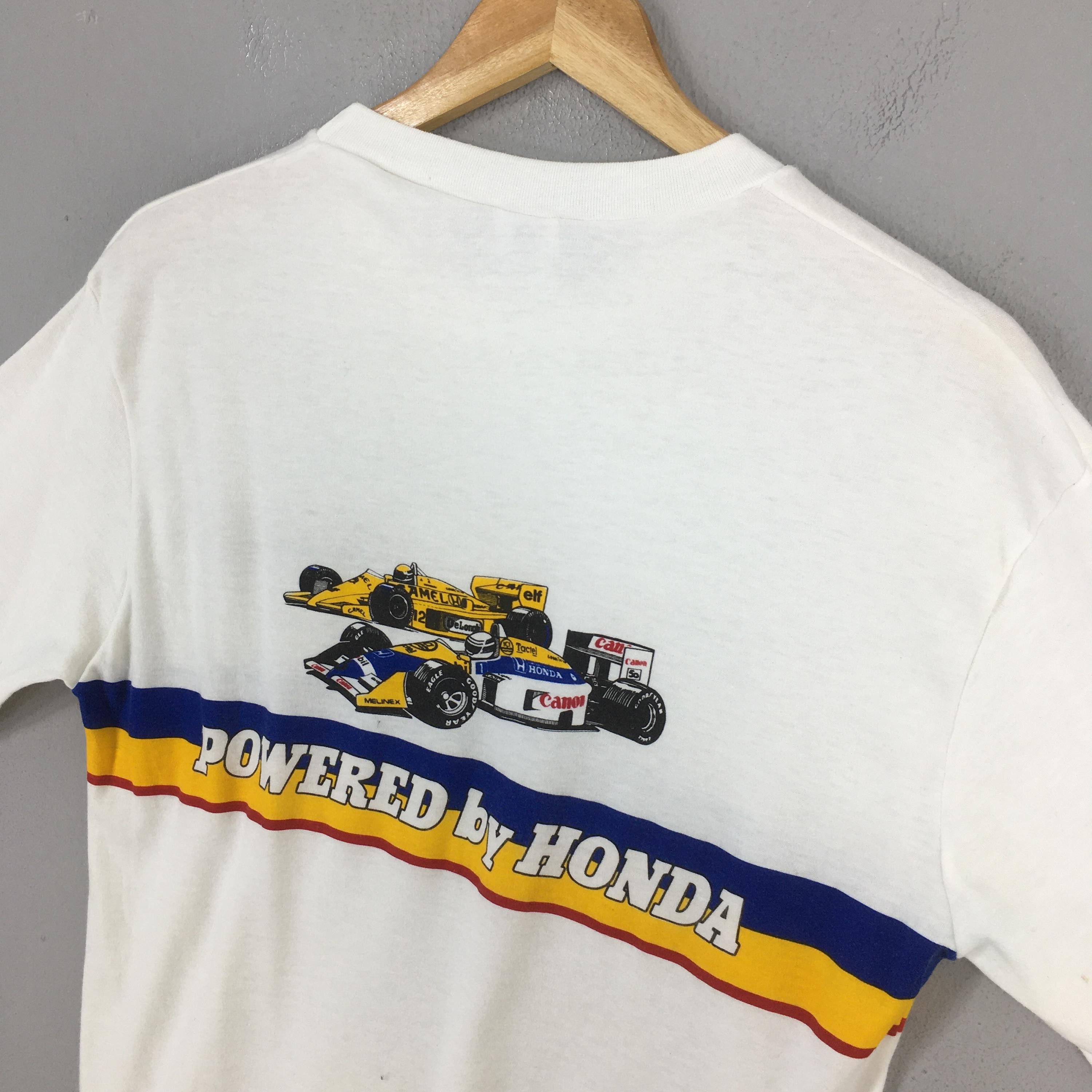 Honda Vintage 90s Honda Racing Formula 1 Tshirt Medium Size US M / EU 48-50 / 2 - 7 Thumbnail