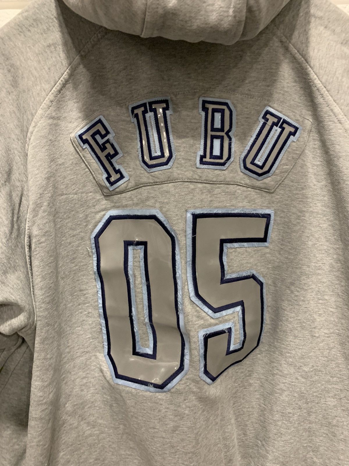 Fubu × Vintage Vintage Fubu Baggy Hoodie Spell Out Logo Carolina Y2K USA Size US XL / EU 56 / 4 - 3 Thumbnail