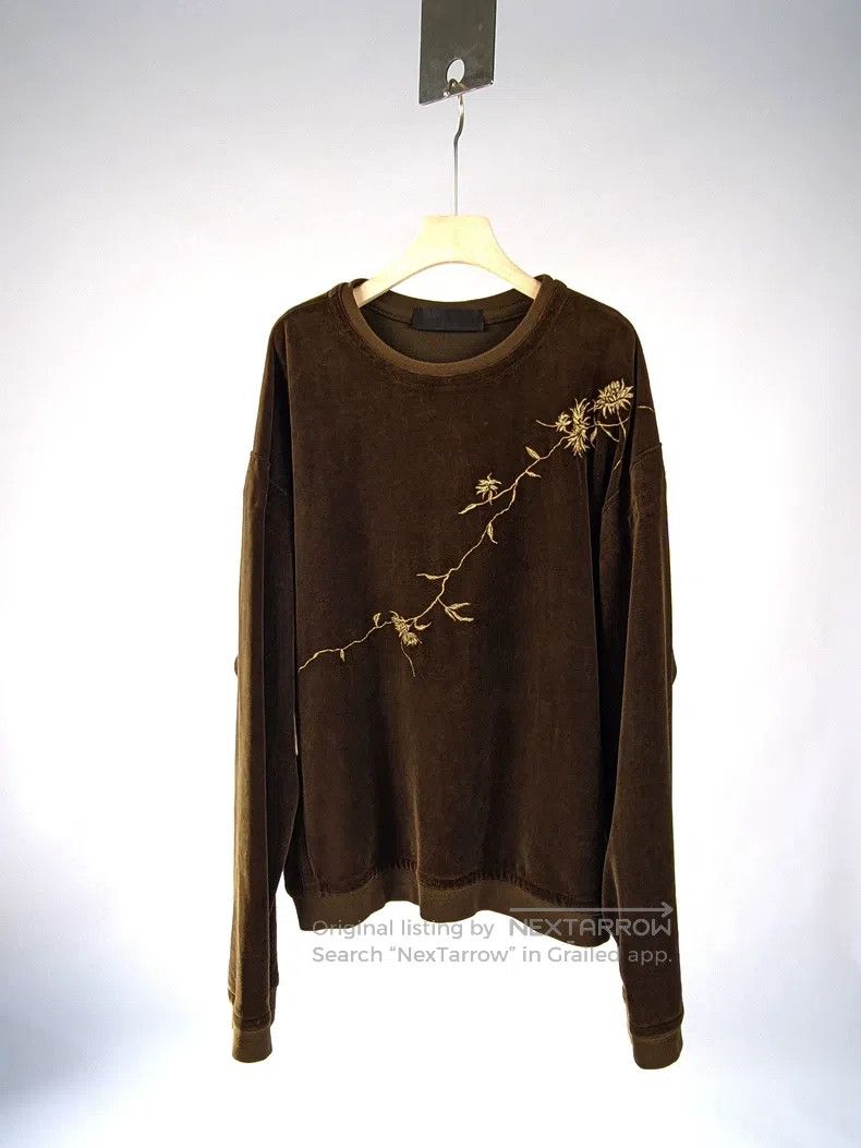 Haider Ackermann Haider Ackermann Velvet Sweatshirt Size US L / EU 52-54 / 3 - 2 Thumbnail