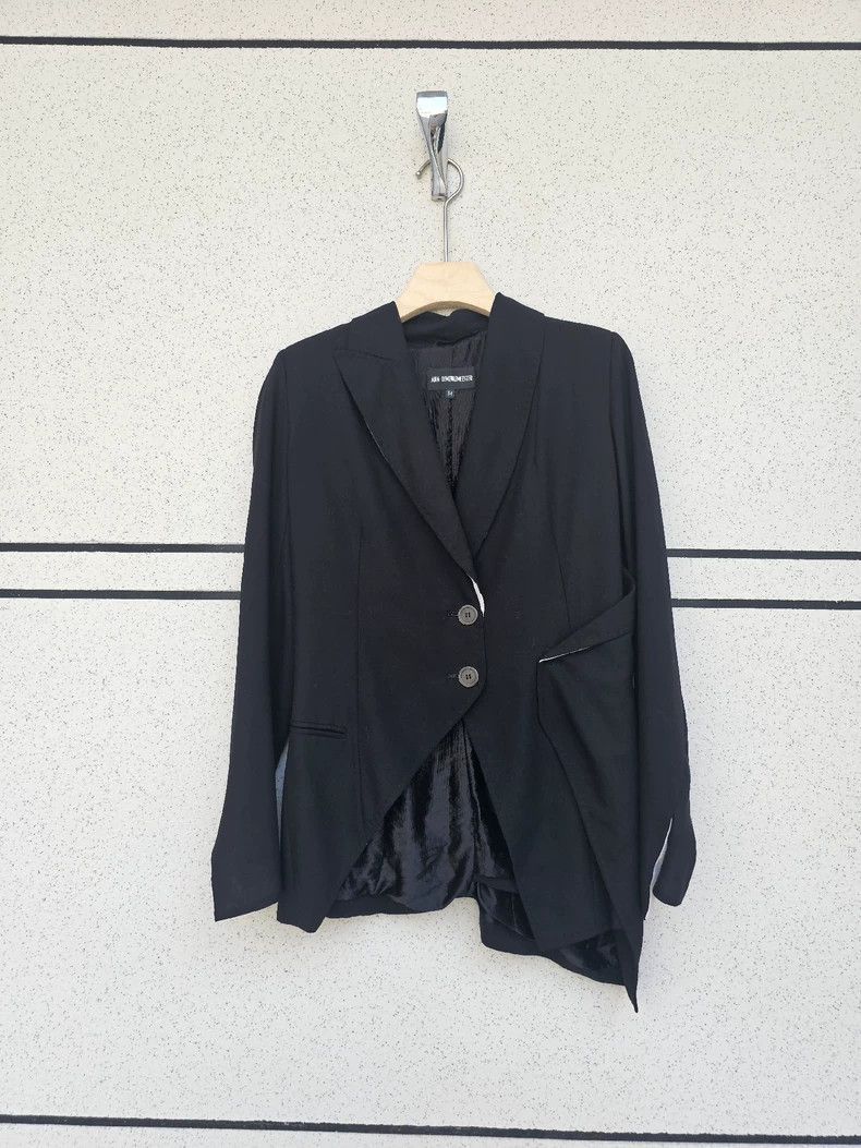 Ann Demeulemeester Ann Demeulemeester Deconstructed Blazer Jacket-2506 Size S / US 4 / IT 40 - 4 Thumbnail