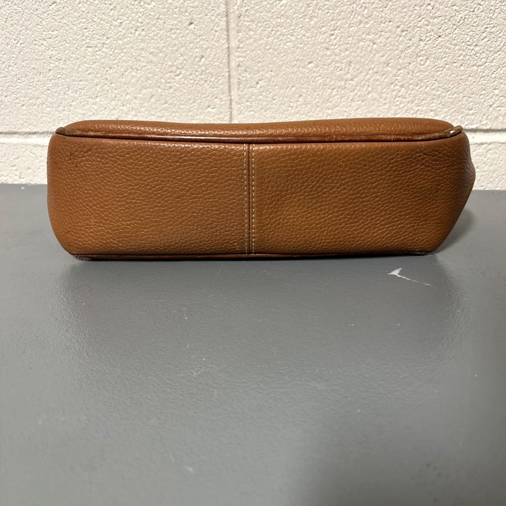 Dooney & Bourke Dooney & Bourke Piper Crossbody Pebble Leather Bag Caramel Tan Brown 11in 9in 4in Size ONE SIZE - 5 Thumbnail
