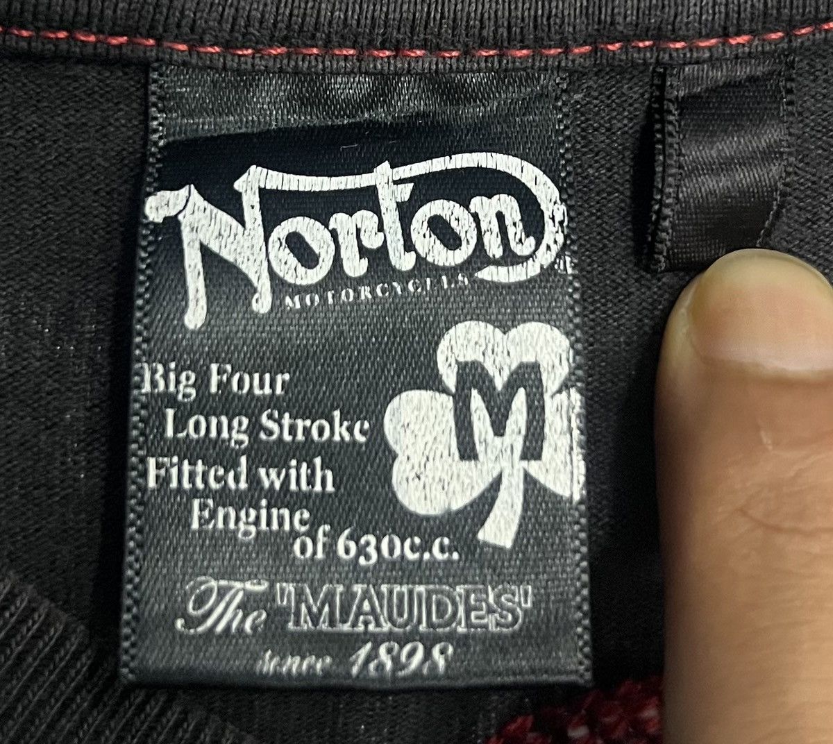 Norton × Vintage VINTAGE NORTON MOTORCYCLES ROMANCE OF THE MAN SHIRT Size US M / EU 48-50 / 2 - 12 Thumbnail