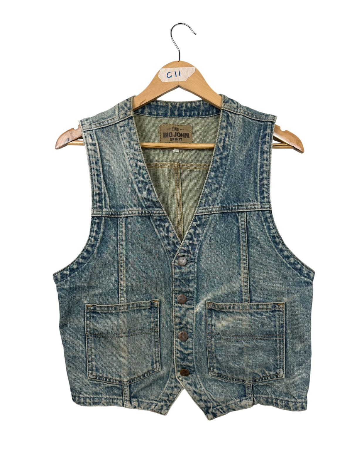 Big John Vintage Big John Spirit Denim Vest Size US L / EU 52-54 / 3 - 1 Thumbnail