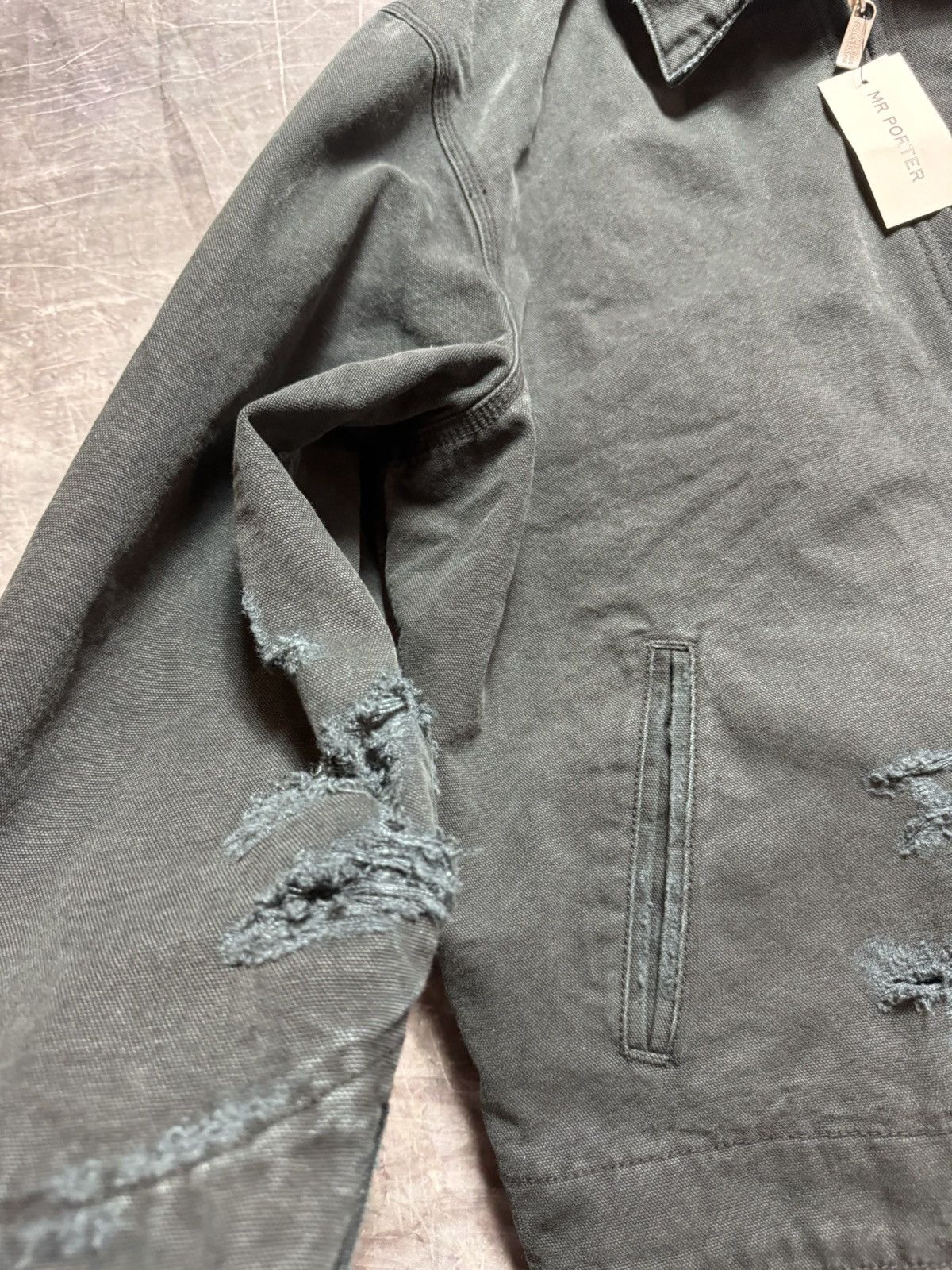 Enfants Riches Deprimes ENFANTS RICHES DÉPRIMÉS LOGO DISTRESSED WORK JACKET Size US M / EU 48-50 / 2 - 5 Thumbnail