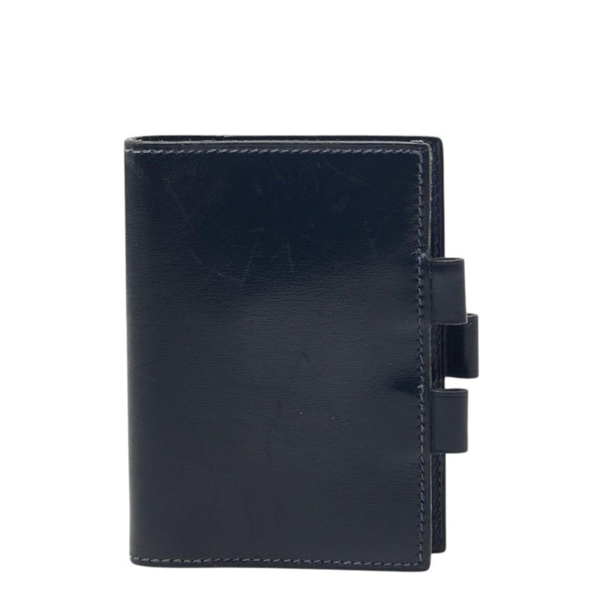Hermes Hermes Agenda PM Planner Cover, System Planner, Navy Box Calf Leather, Women's HERMES Size ONE SIZE - 1 Thumbnail