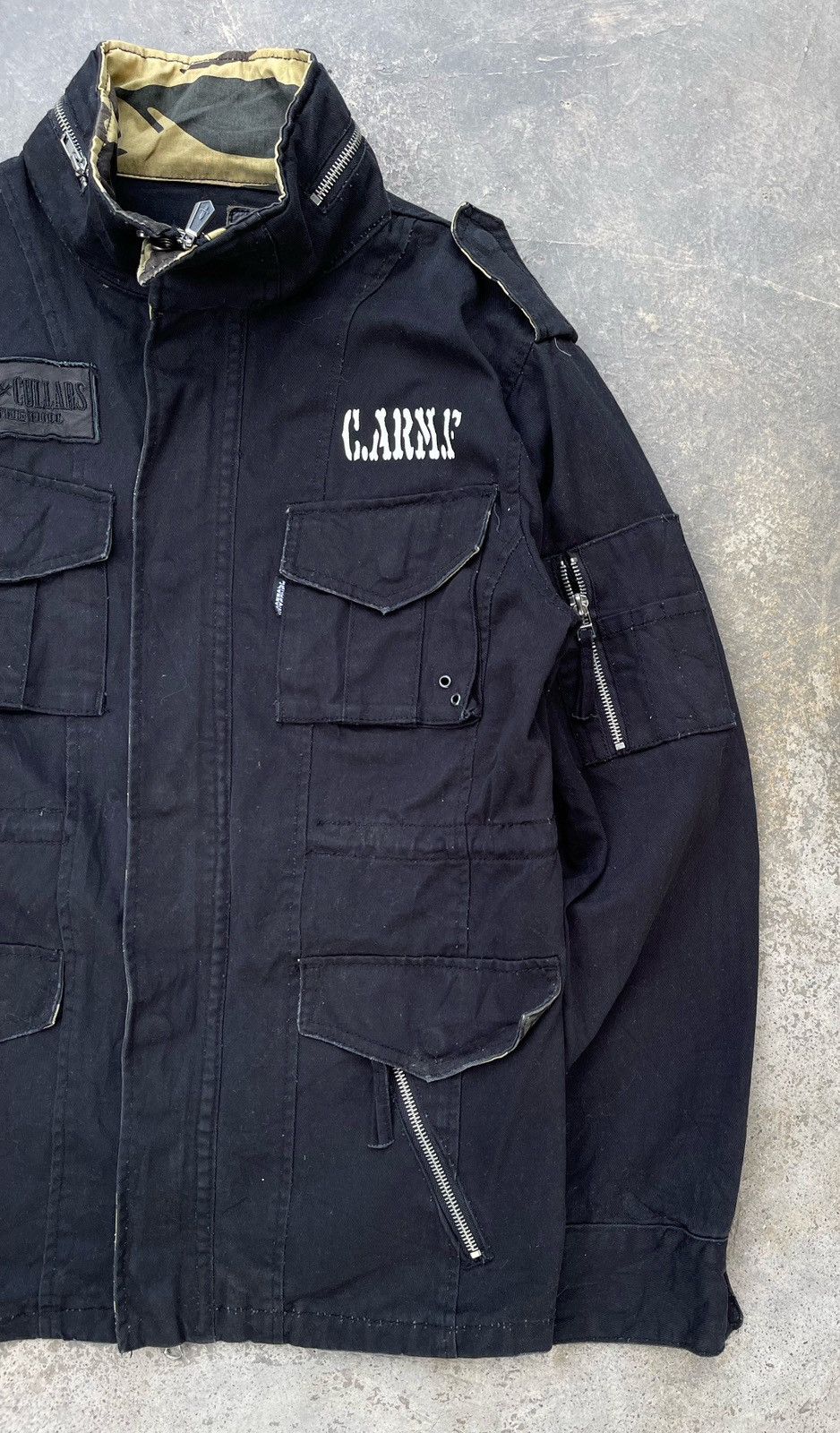 If Six Was Nine 🔥Vintage Jack Rose Punk Embroidered Logo M65 Field Jacket Size US M / EU 48-50 / 2 - 7 Thumbnail