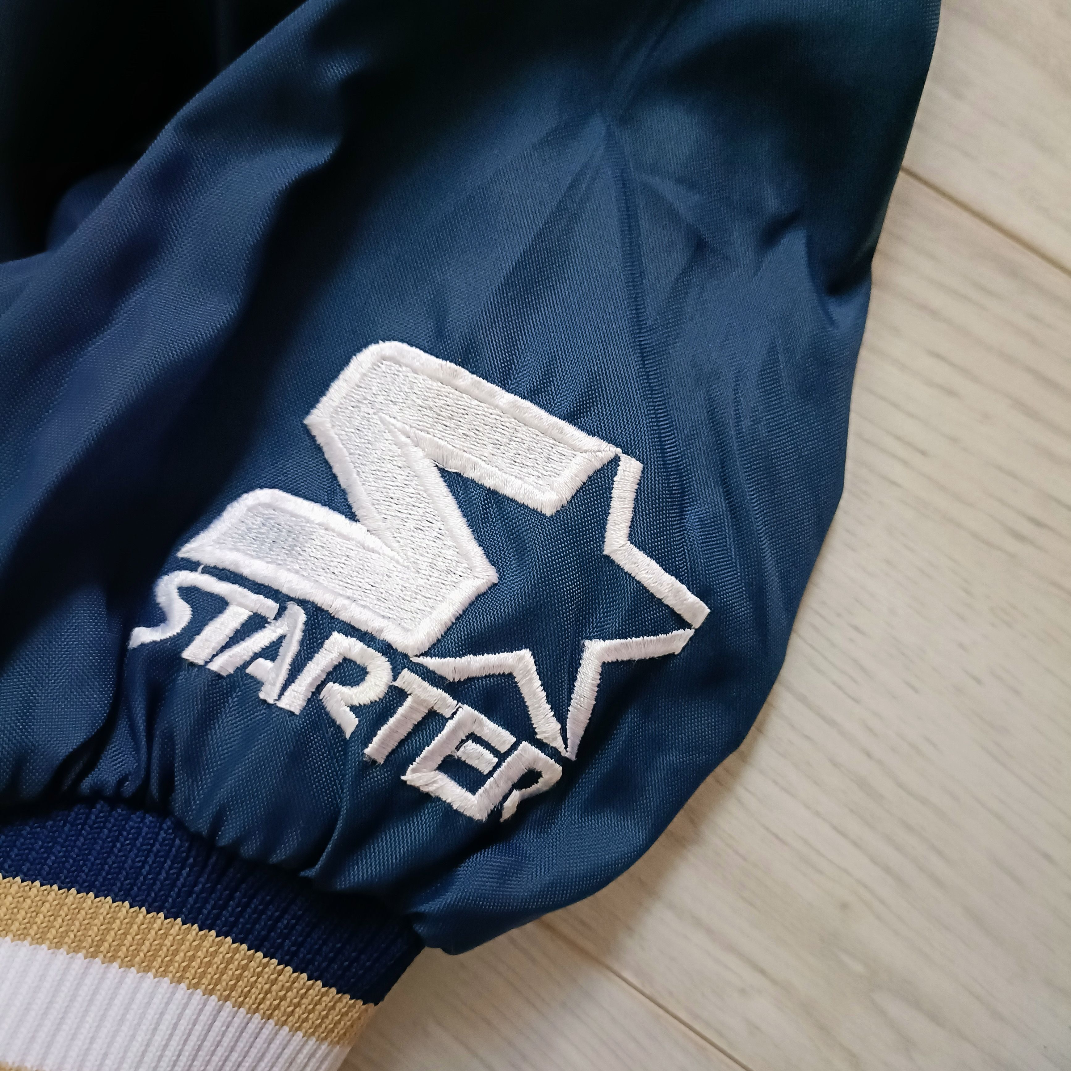 Starter × Vintage Men's Notre Dame Finishing Irish Navy Jacket Vintage Size US L / EU 52-54 / 3 - 6 Thumbnail