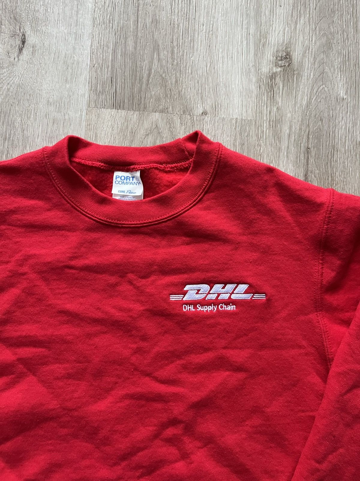 Vintage DHL Sweatshirt Size US S / EU 44-46 / 1 - 3 Thumbnail