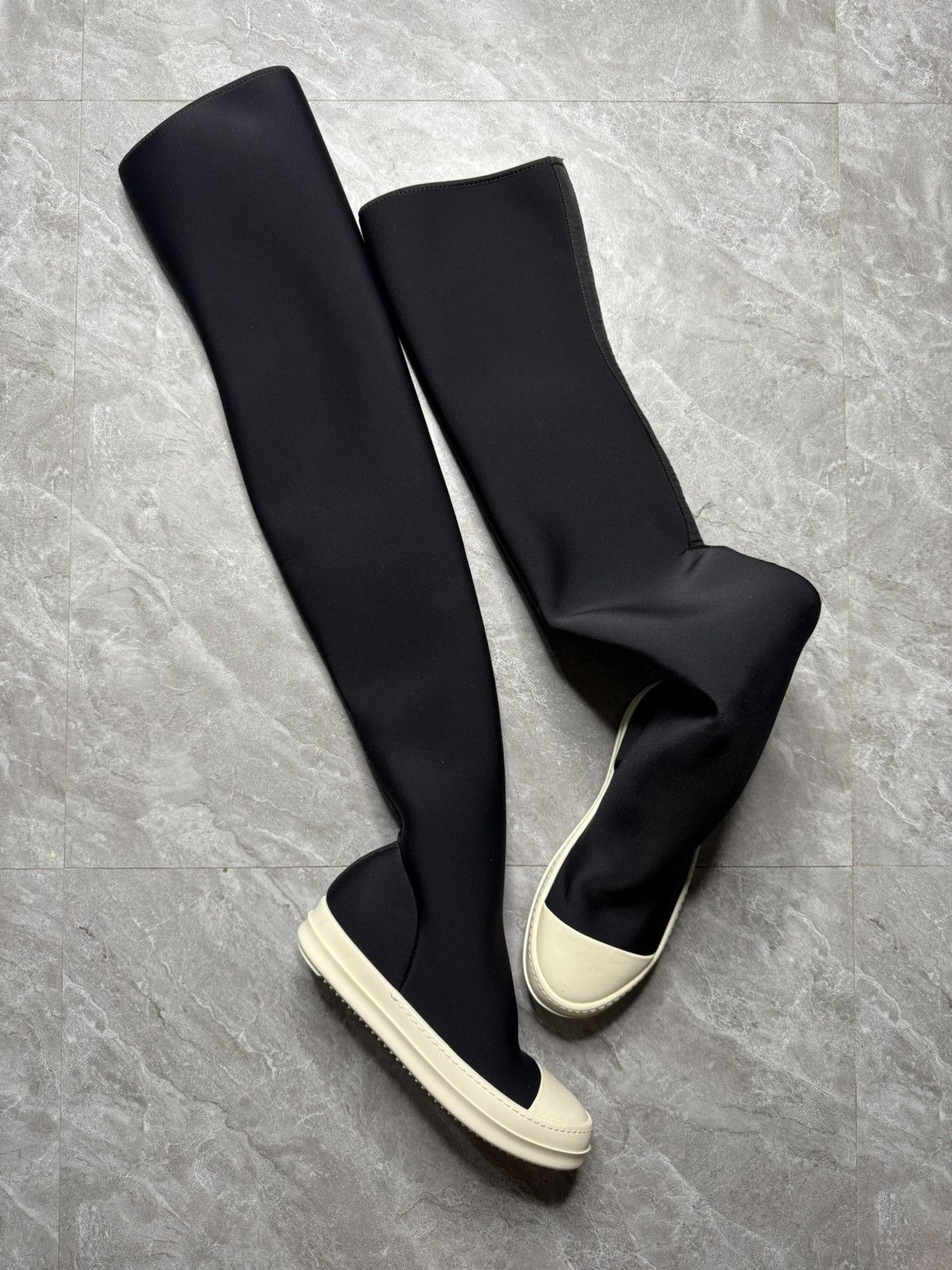 Rick Owens Drkshdw Rick Owens Scuba Thigh Sneakers Size US 7 / IT 37 - 1 Thumbnail
