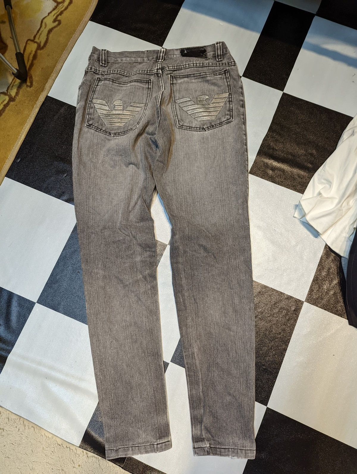 Armani Armani Jeans Destress Size US 33 - 2 Thumbnail