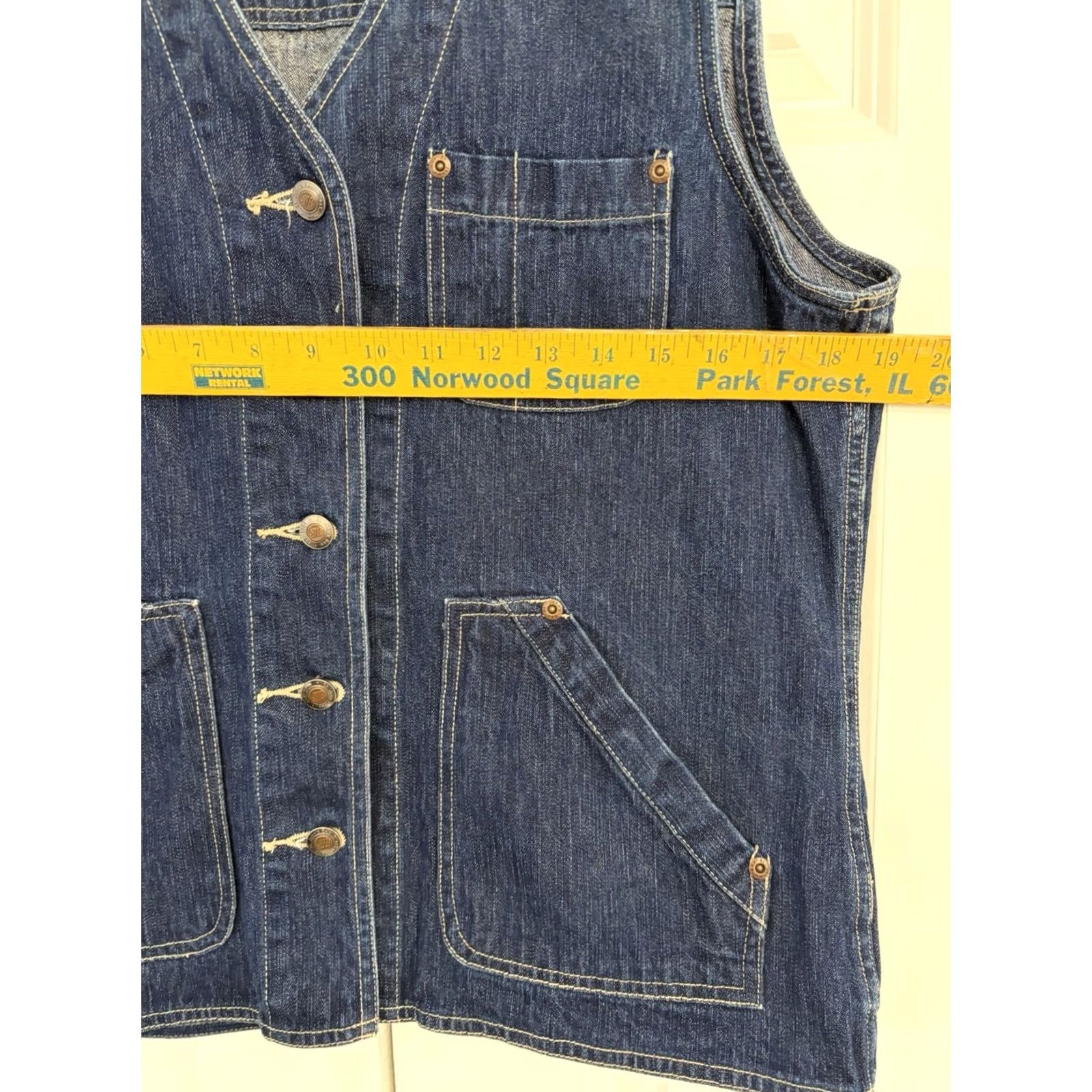 Vintage Vintage St. John'S Bay Denim Vest Womens Large Size Size L / US 10 / IT 46 - 3 Thumbnail