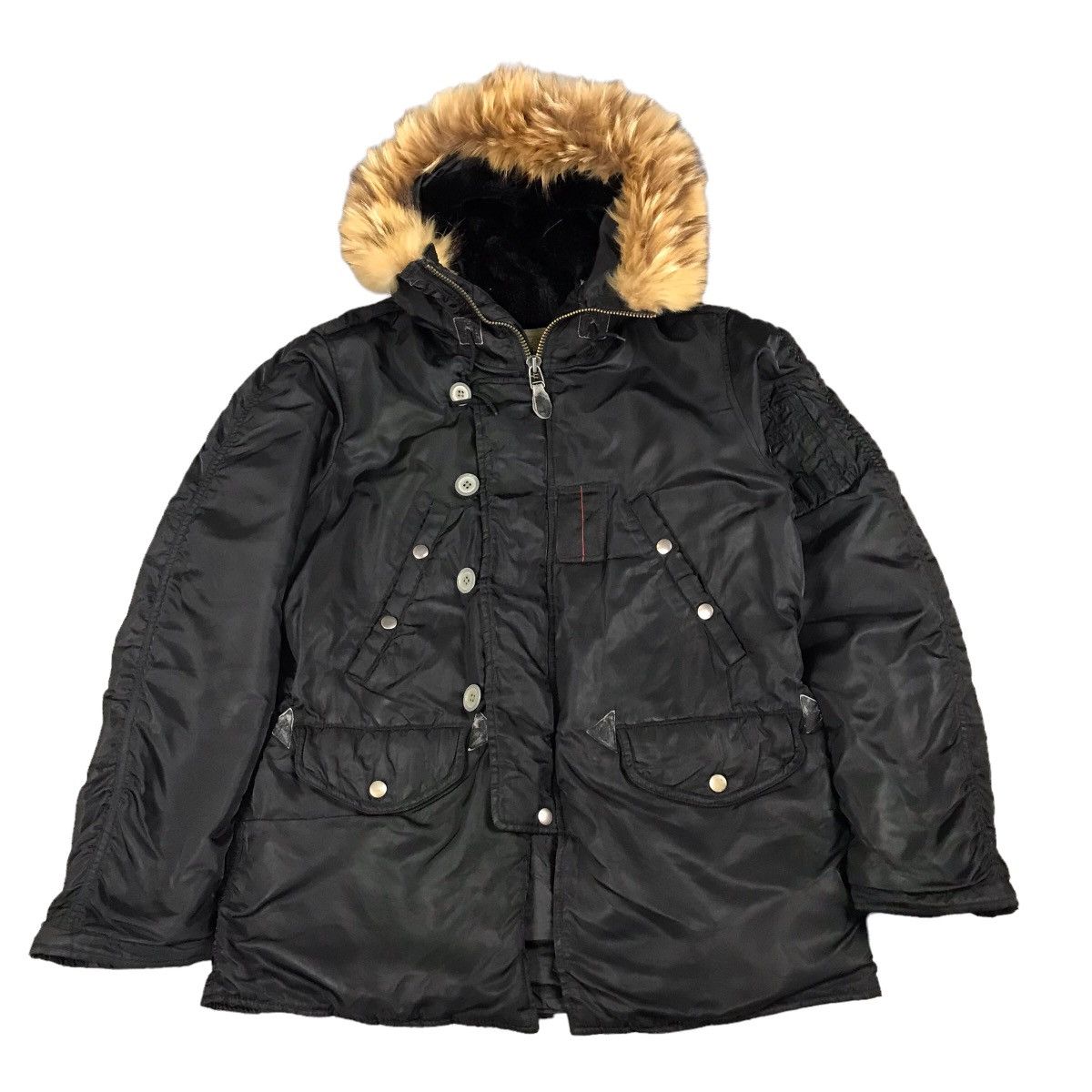Avirex × Military AVIREX PARKAS FUR HOODIES JACKET | Grailed