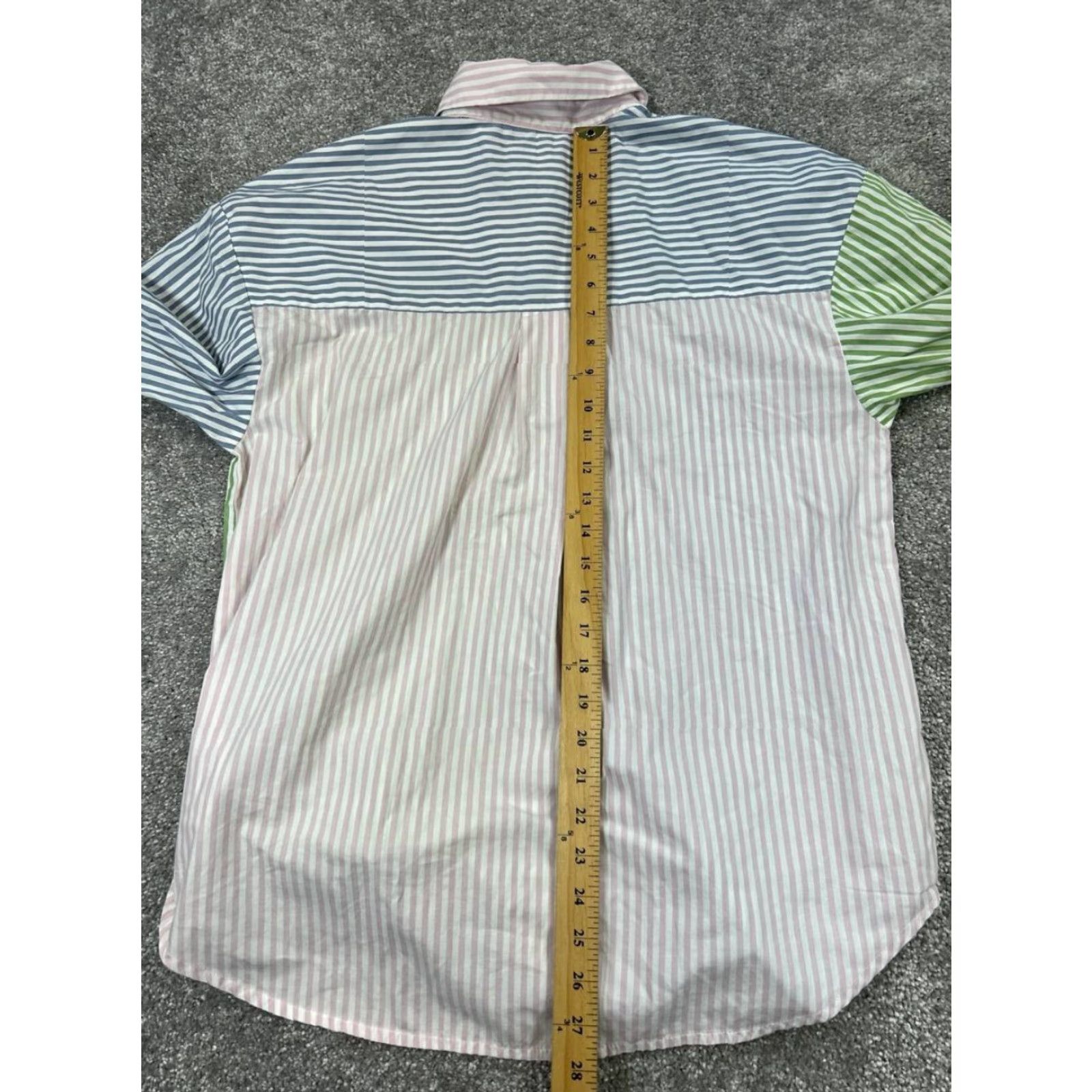 Abercrombie & Fitch Abercrombie & Fitch Shirt Mens Small Blue Green Pink Cotton Blend Button Up Size US S / EU 44-46 / 1 - 7 Thumbnail