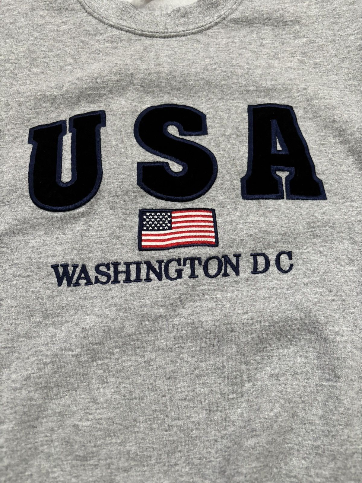 Gildan Grey Gildan USA Washington D.C. Crewneck Sweatshirt Size US S / EU 44-46 / 1 - 2 Thumbnail