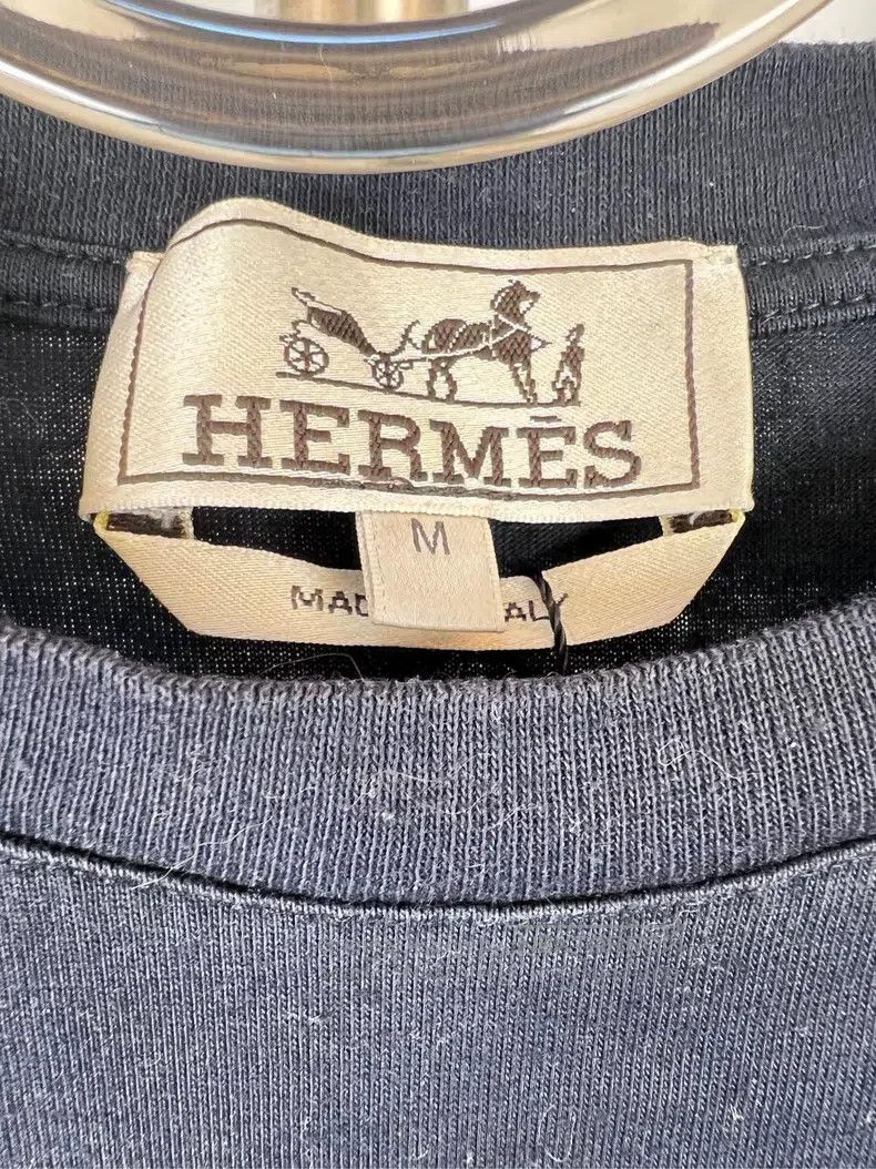 Hermes Hermes SS23 Logo Porcelain Blue Sailboat Print Short Sleev Size M / US 6-8 / IT 42-44 - 4 Thumbnail
