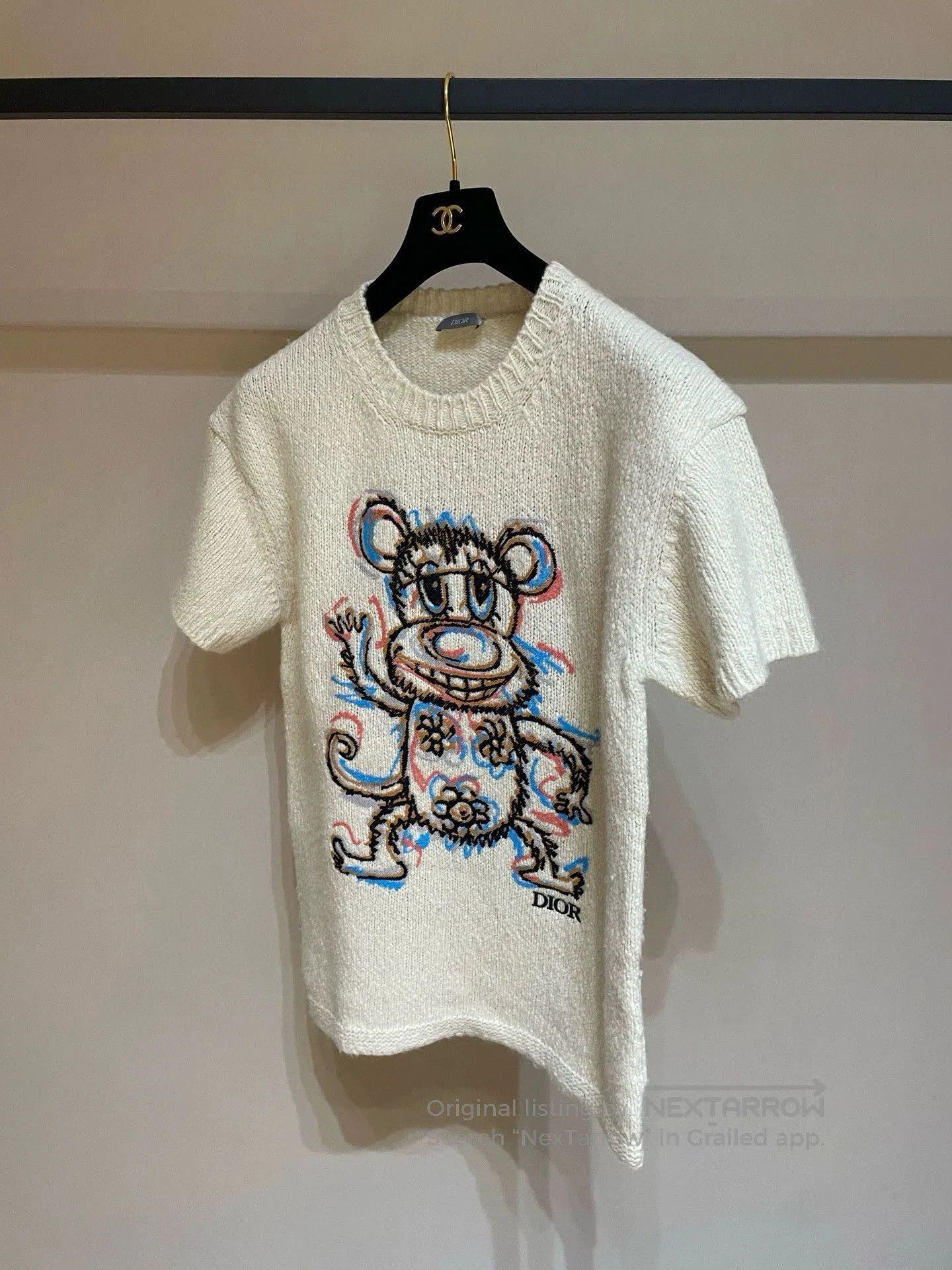 Dior dior colorful printed cartoon knit pullover. Size US M / EU 48-50 / 2 - 2 Thumbnail