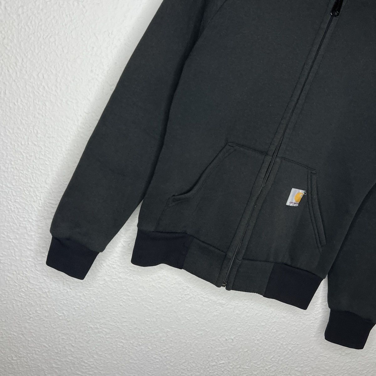 Carhartt × Vintage Vintage Carhartt WiP Jacket Hooded Hoodie Fleece Sherpa Size S / US 4 / IT 40 - 2 Thumbnail
