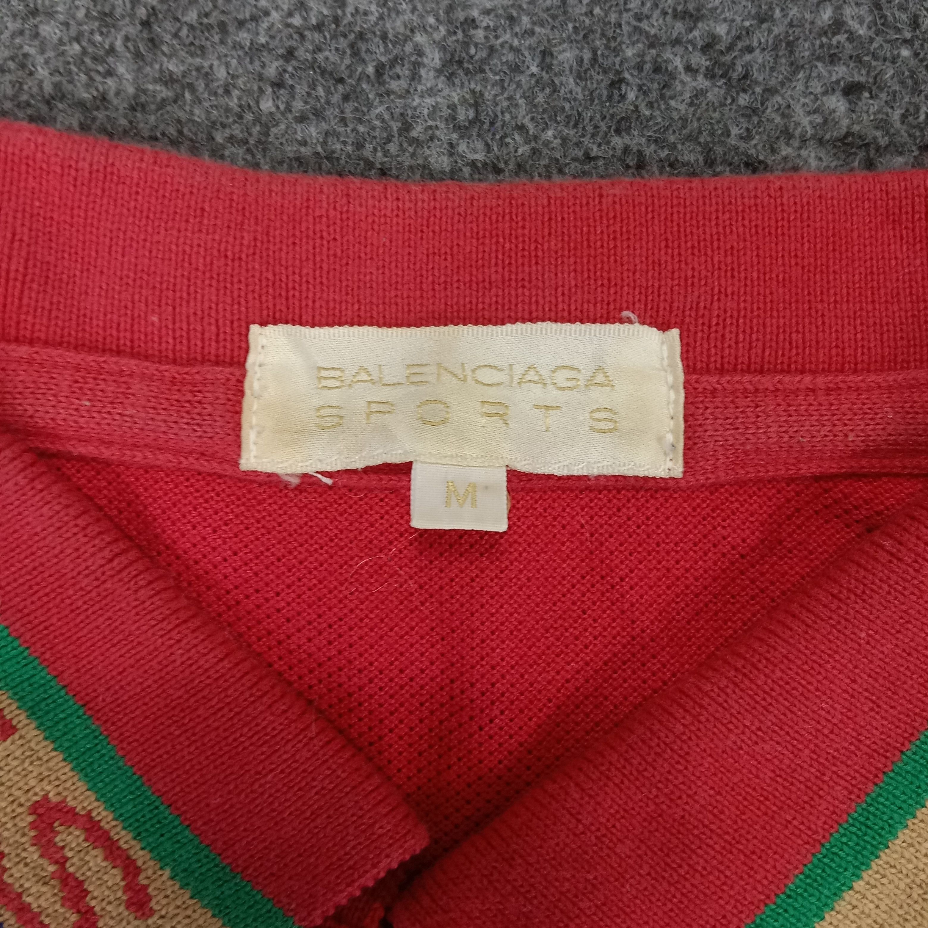 Balenciaga × Vintage Balenciaga Sport Luxury Brand Long Sleeve Polos Size US S / EU 44-46 / 1 - 4 Thumbnail