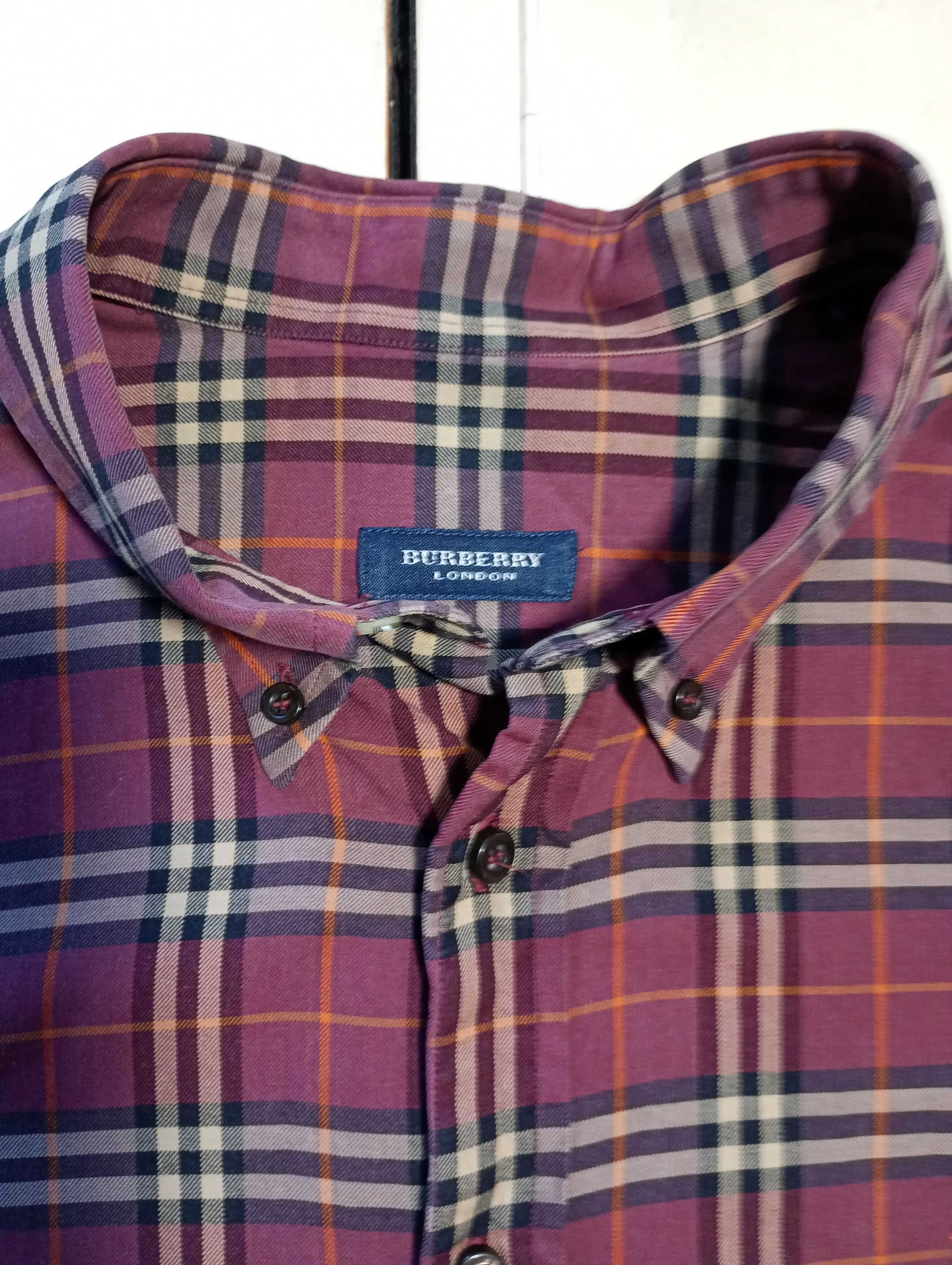 Burberry × Designer Burberry Checkered Shirt Vintage Size 6 Size US XXL / EU 58 / 5 - 6 Thumbnail