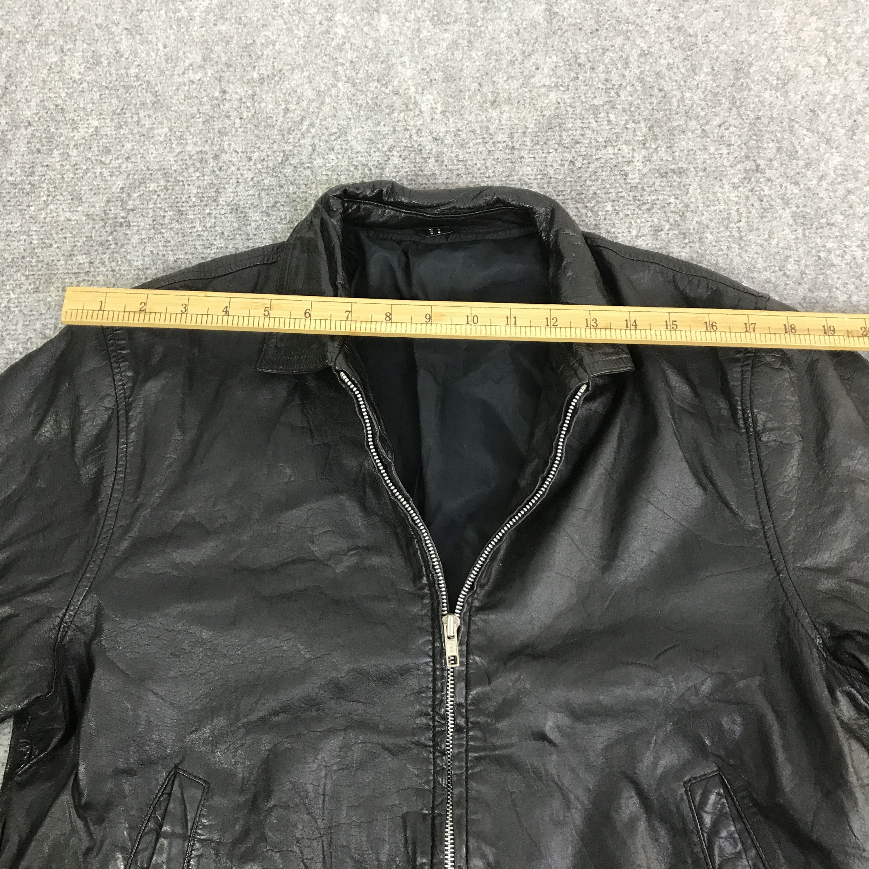 Japanese Brand JAPANESE BRAND LEATHER BOMBER JACKET K116B14 Size US L / EU 52-54 / 3 - 5 Thumbnail