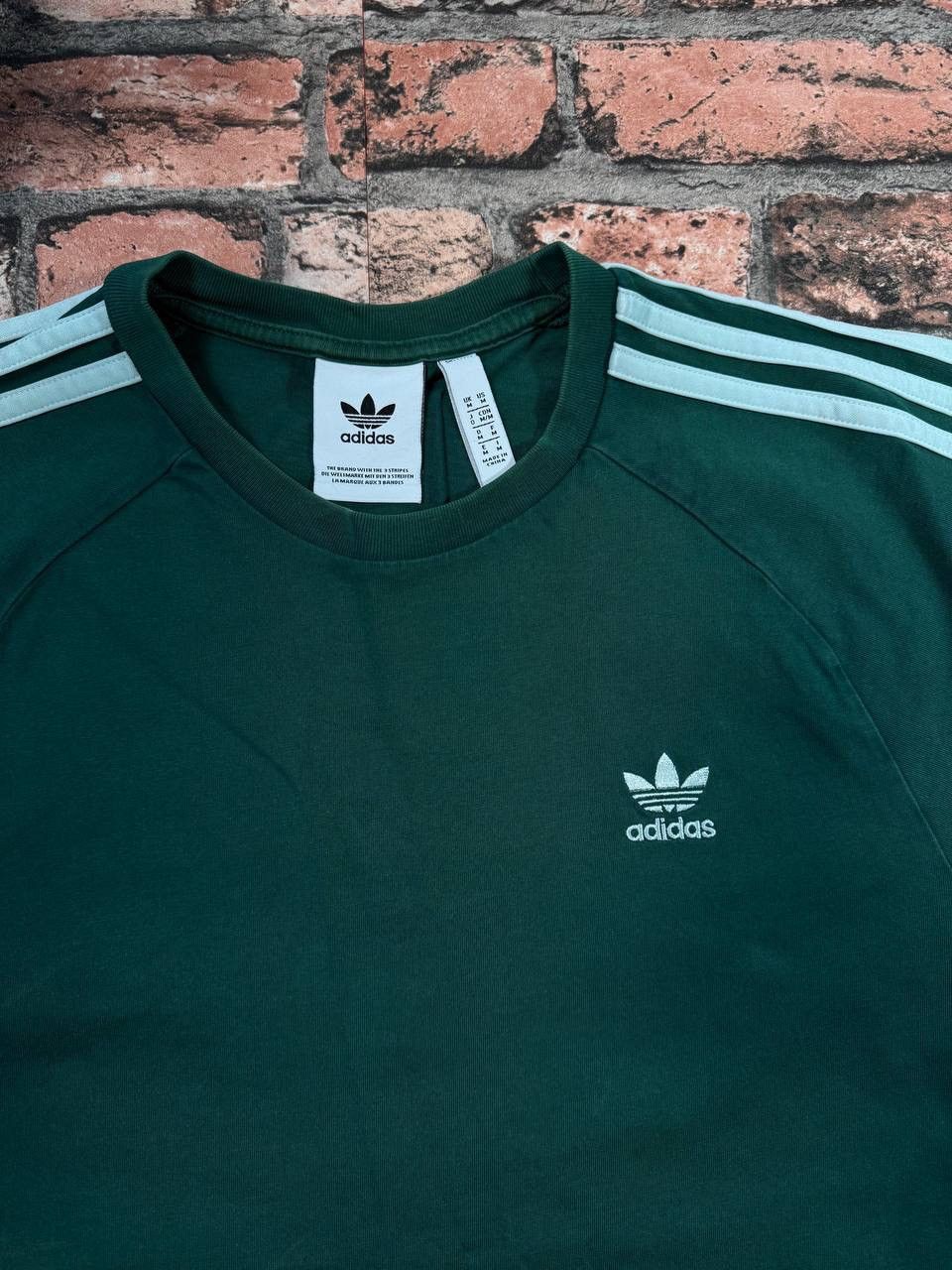 Adidas × Vintage 90’s ADIDAS RARE THREE STRIPE RETRO Y2K TEE TSHIRT Size US M / EU 48-50 / 2 - 4 Thumbnail