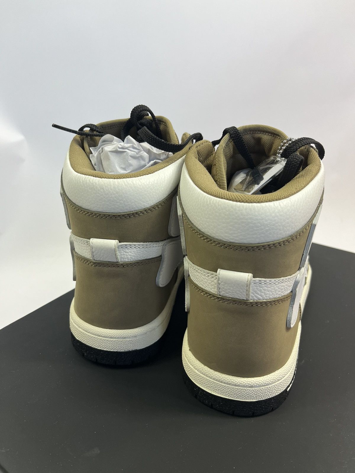 Amiri HIGHT TOP SKELETON BONE SNEAKERS Size US 10 / EU 43 - 2 Thumbnail