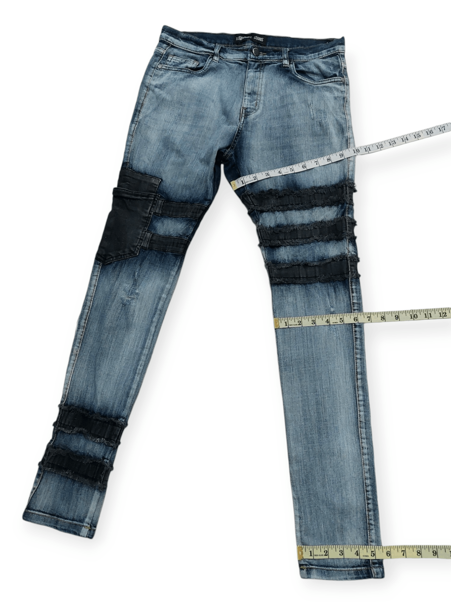 Other Legendary Status Hagi Strip Jeans Size US 30 / EU 46 - 20 Thumbnail